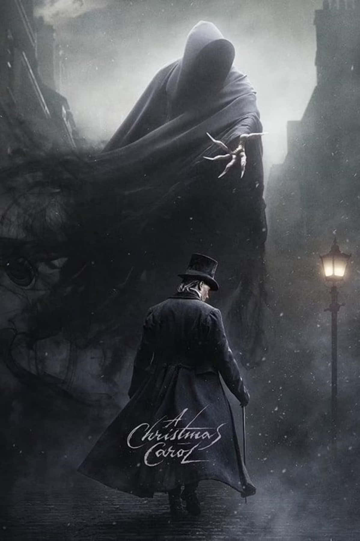 Julefortidens ånd besøger Scrooge i 'Et juleeventyr' Wallpapers