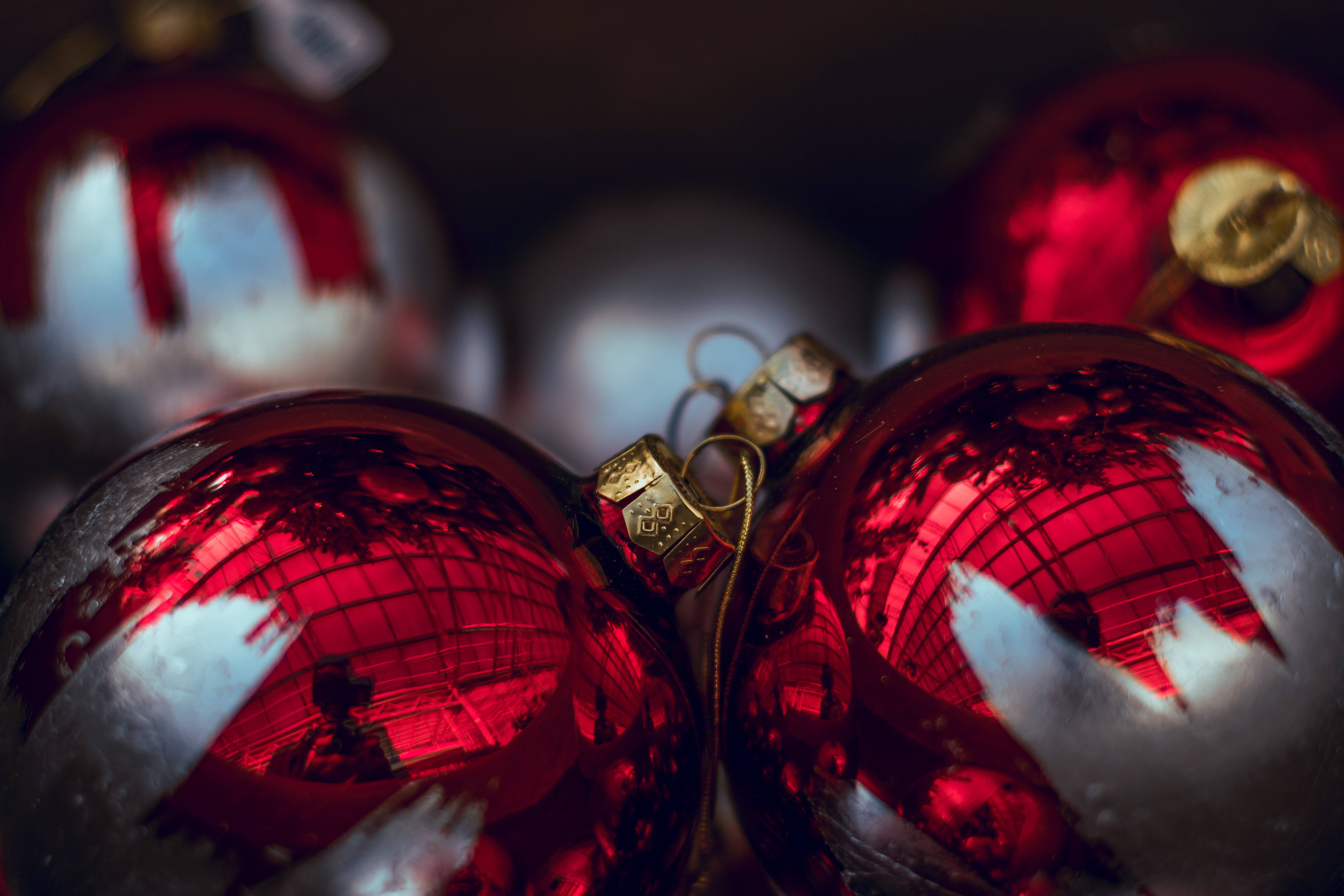 Julekugler i høj opløsning Wallpapers