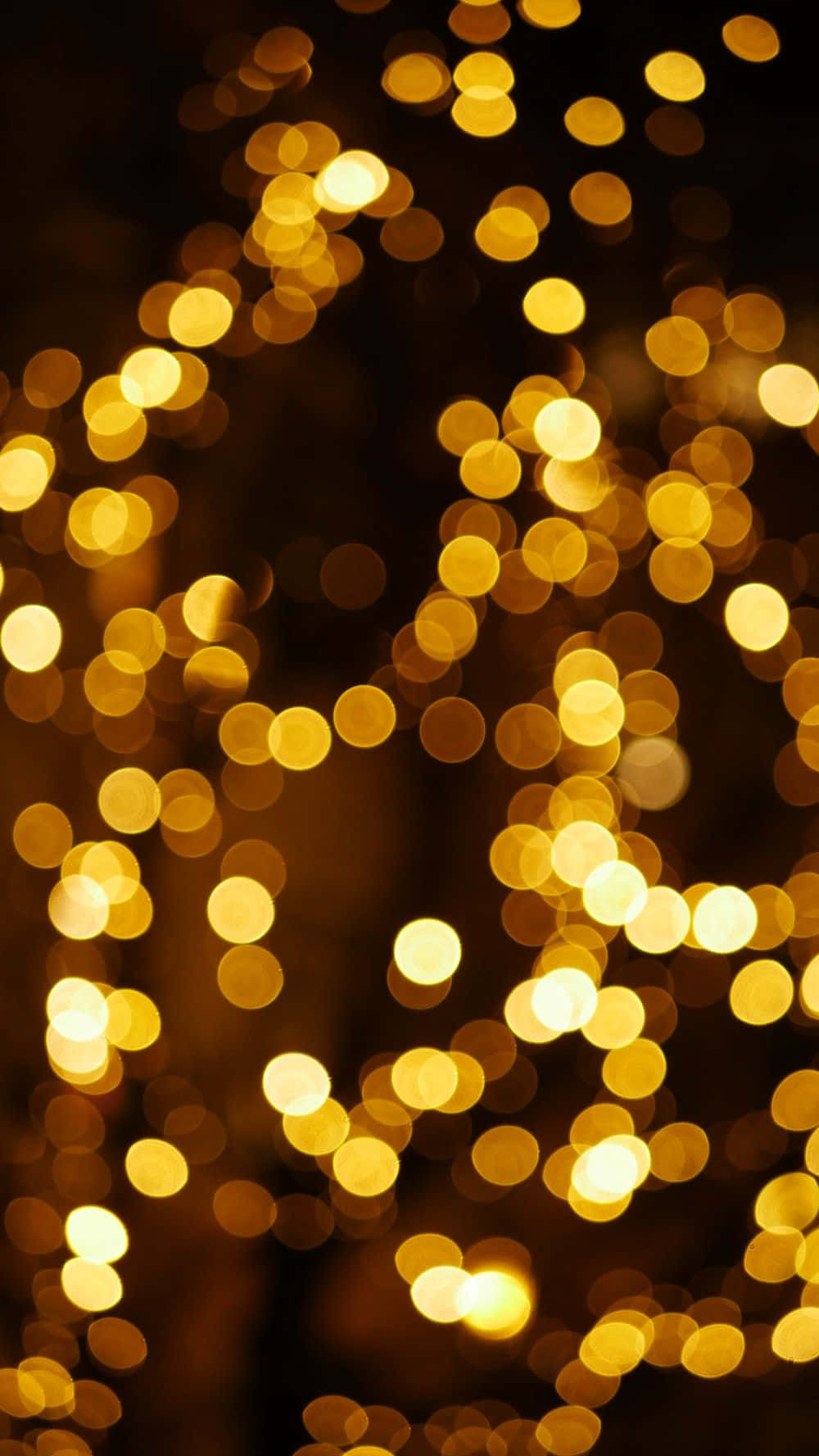 Julelys sløret gul æstetisk billede Wallpapers