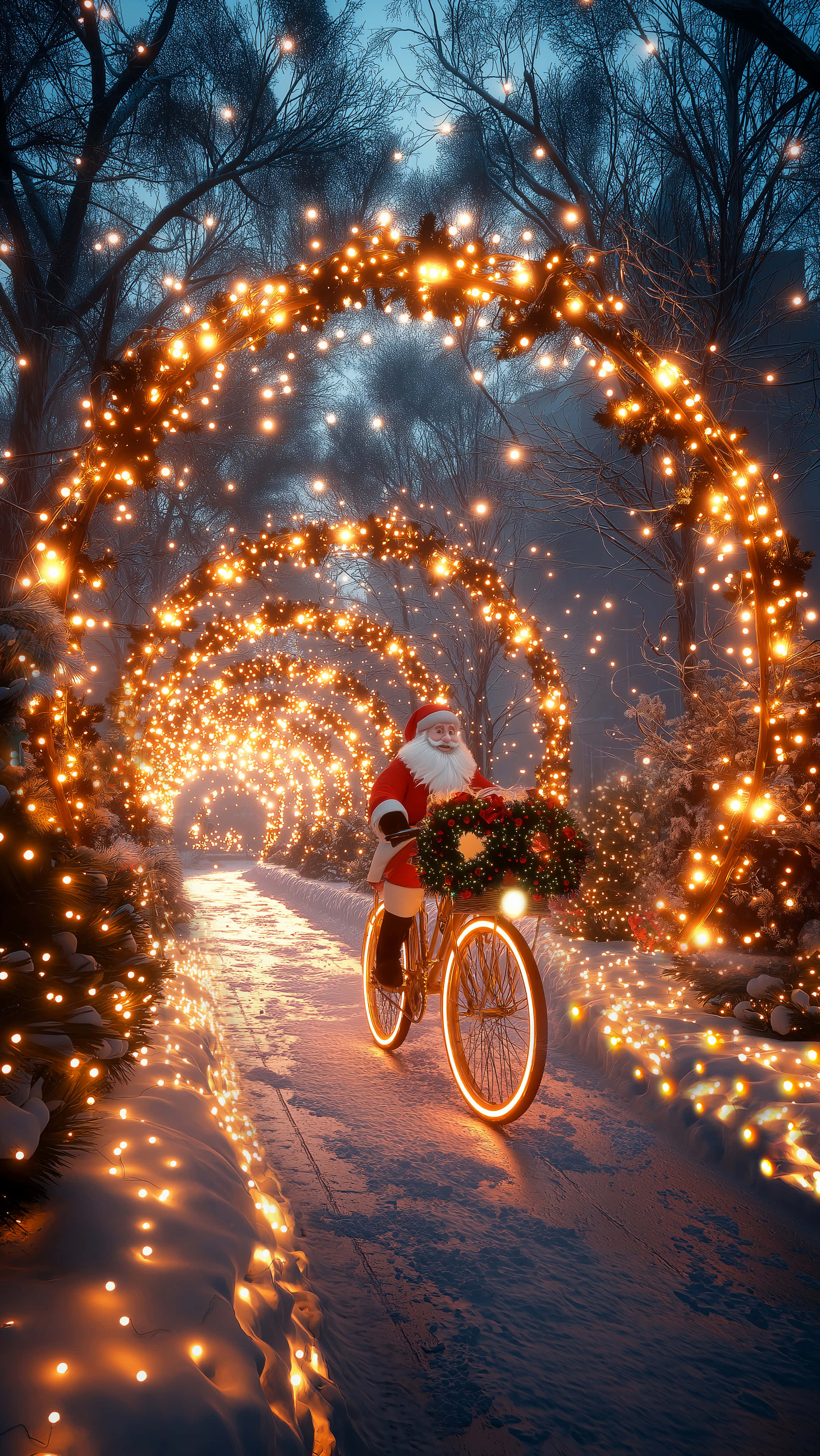 Julemanden julebaggrunde Wallpapers