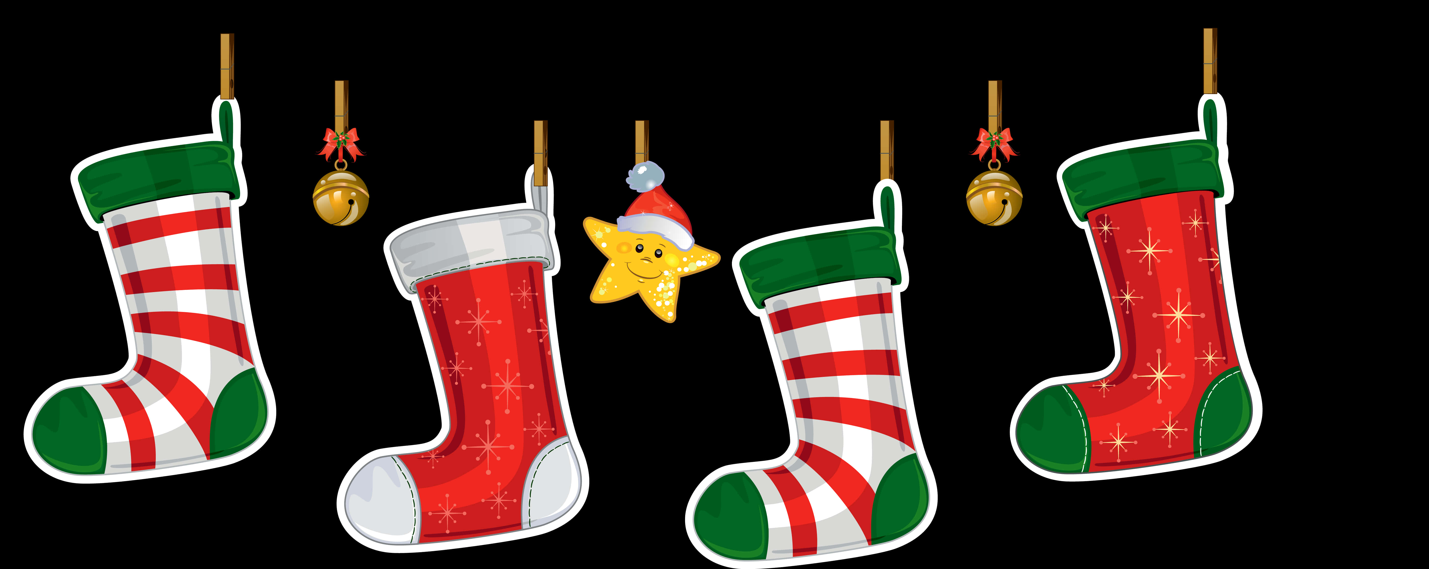 Julestrømper og pynt Wallpapers