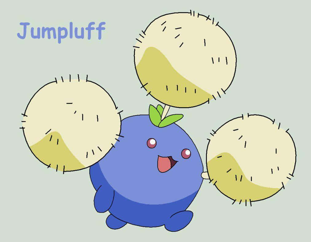 Jumpluff med navn Wallpapers