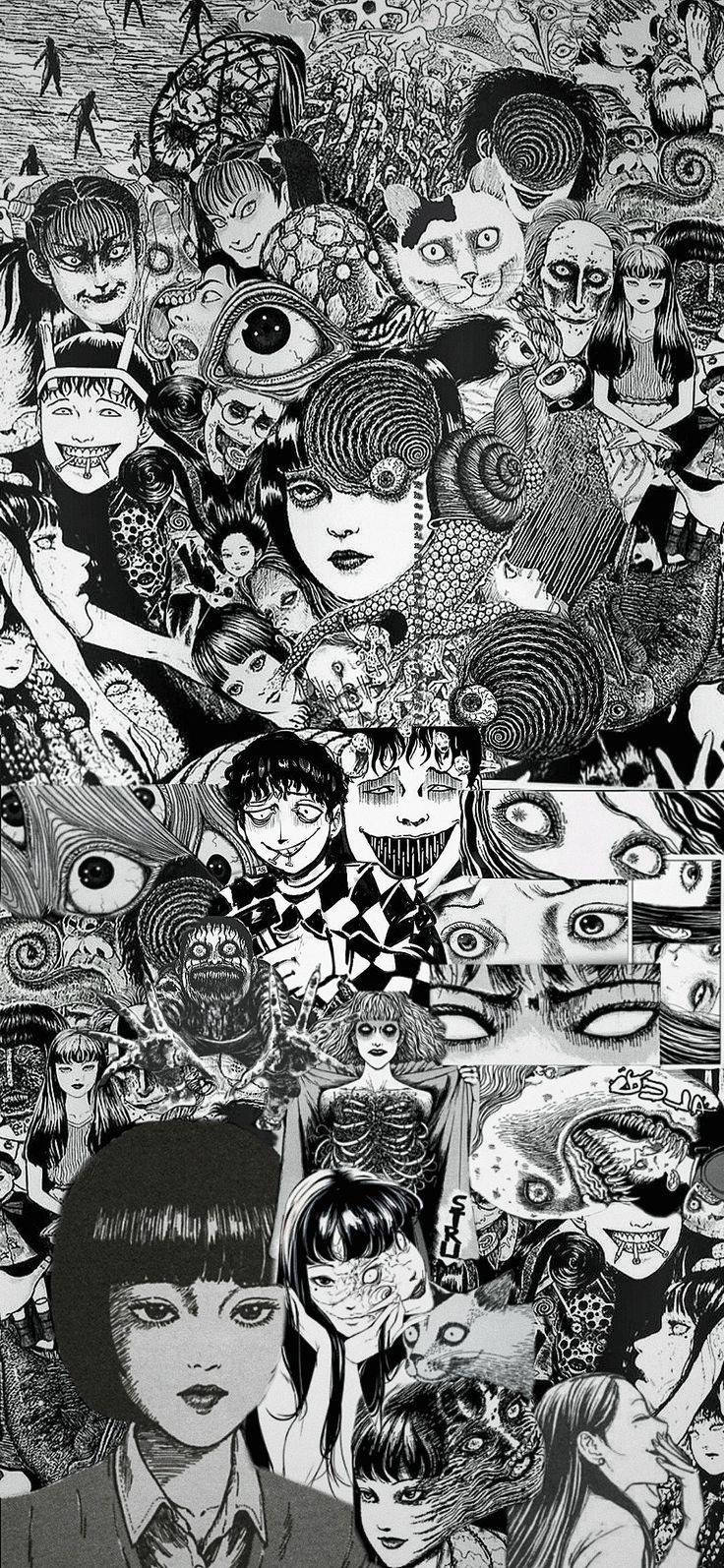 Junji Ito Sej Manga Collage Wallpapers