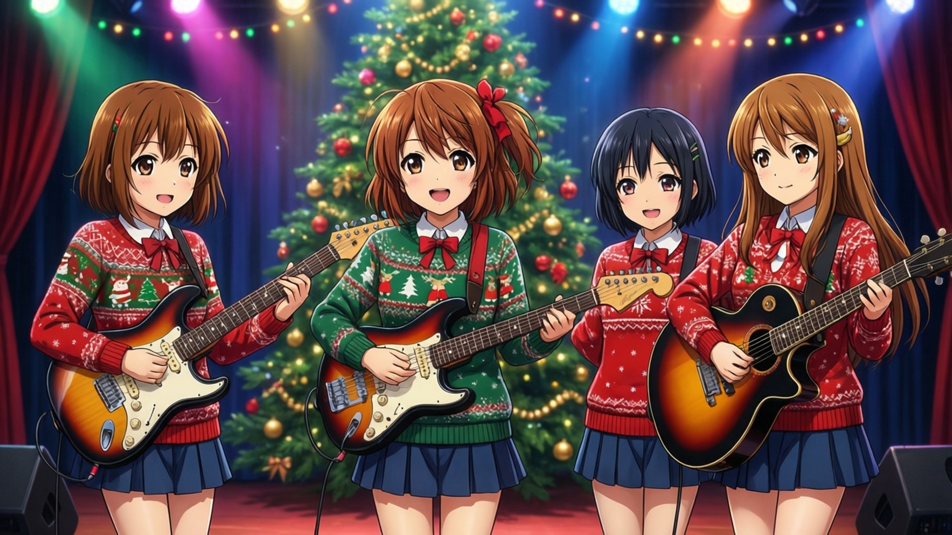 K-On! Julekoncert Wallpapers