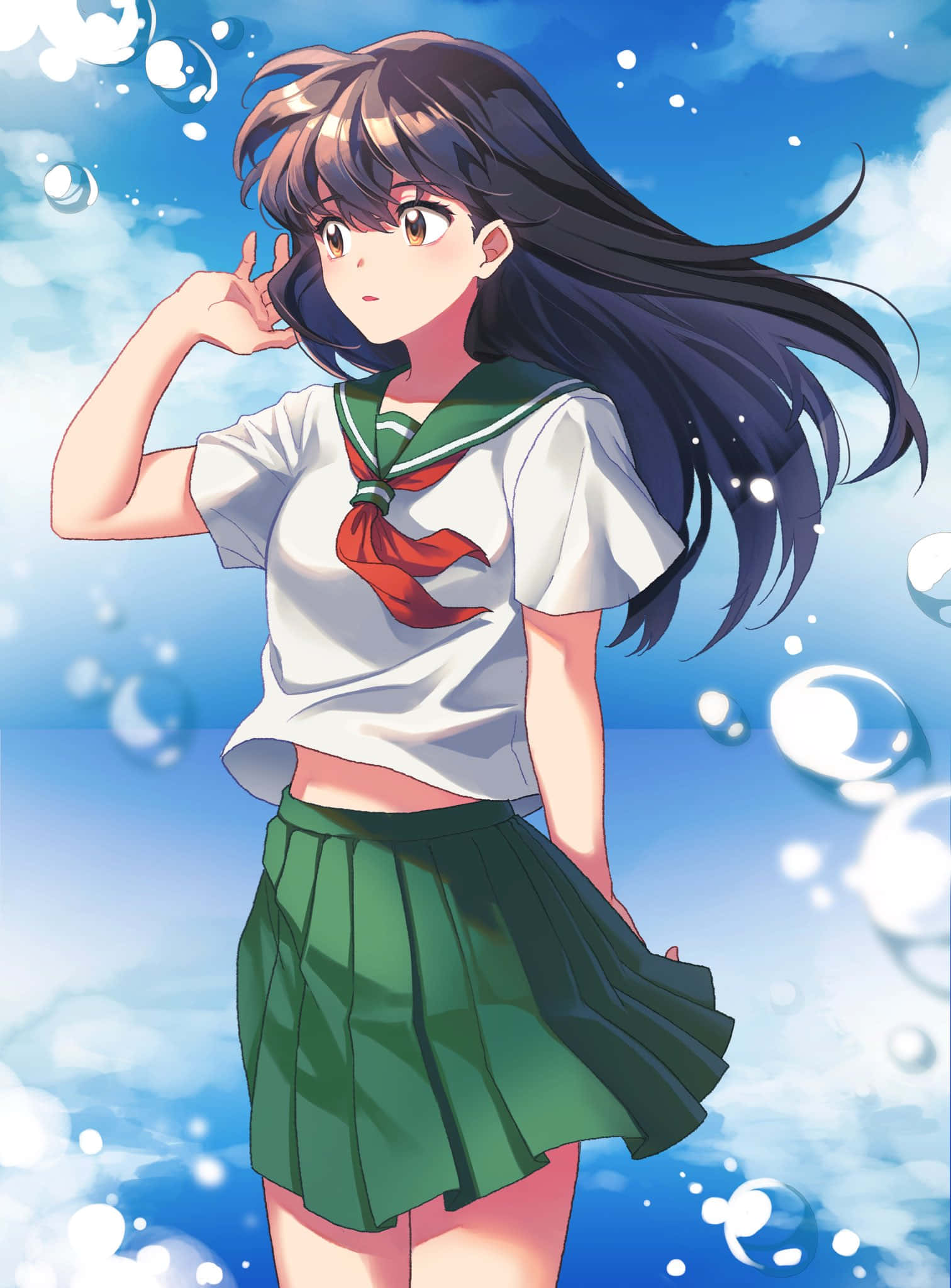 Kagome Higurashi – Den tidsrejsende præstinde Wallpapers