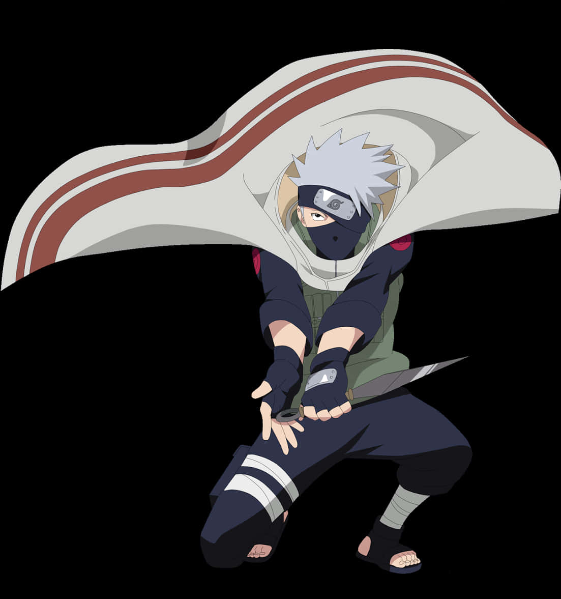 Kakashi Hatake klar til kamp Wallpapers