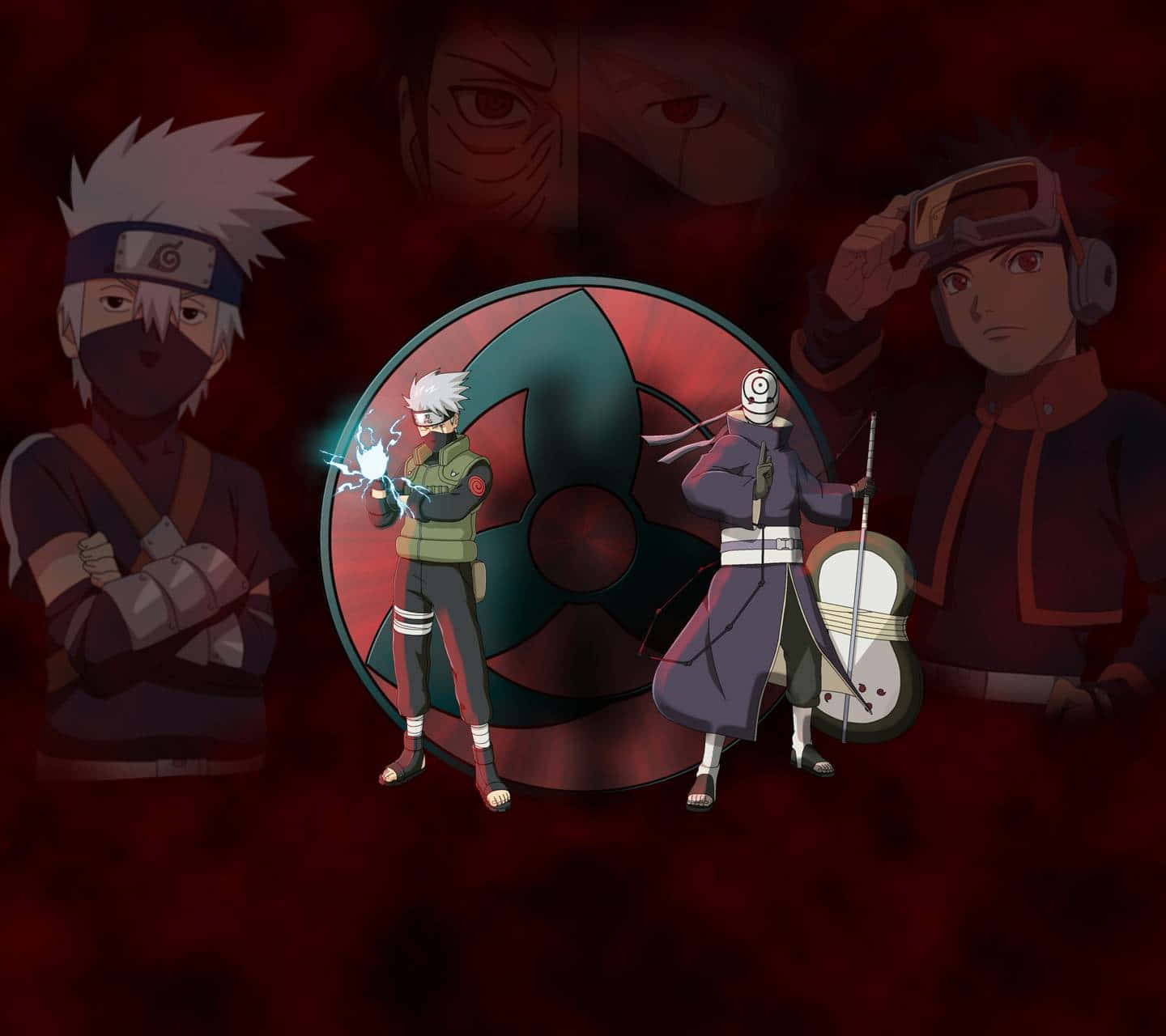 Kakashi og Obitos talenter Wallpapers