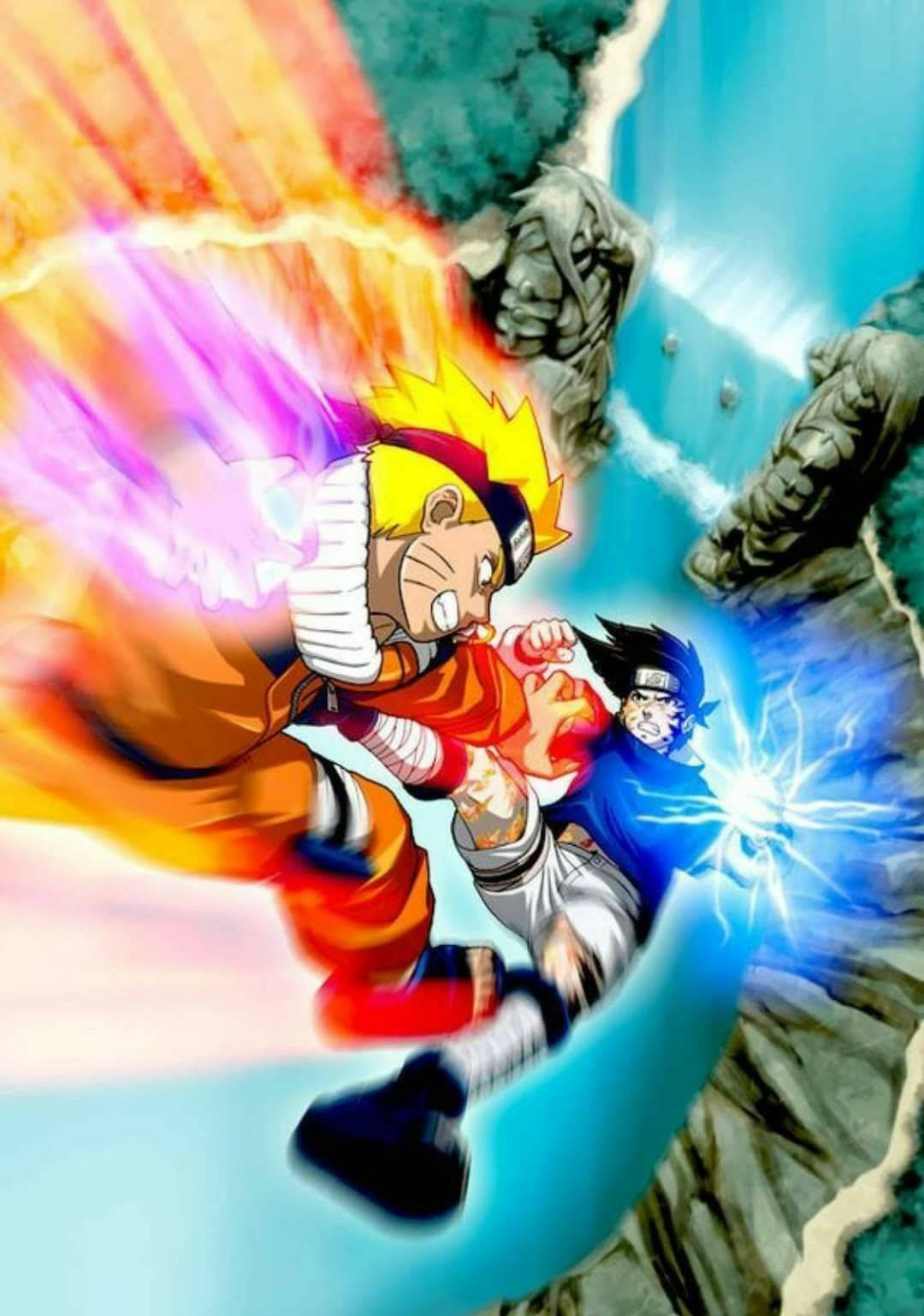 Kampen i Afslutningens Dal Sasuke Naruto iPhone Wallpapers
