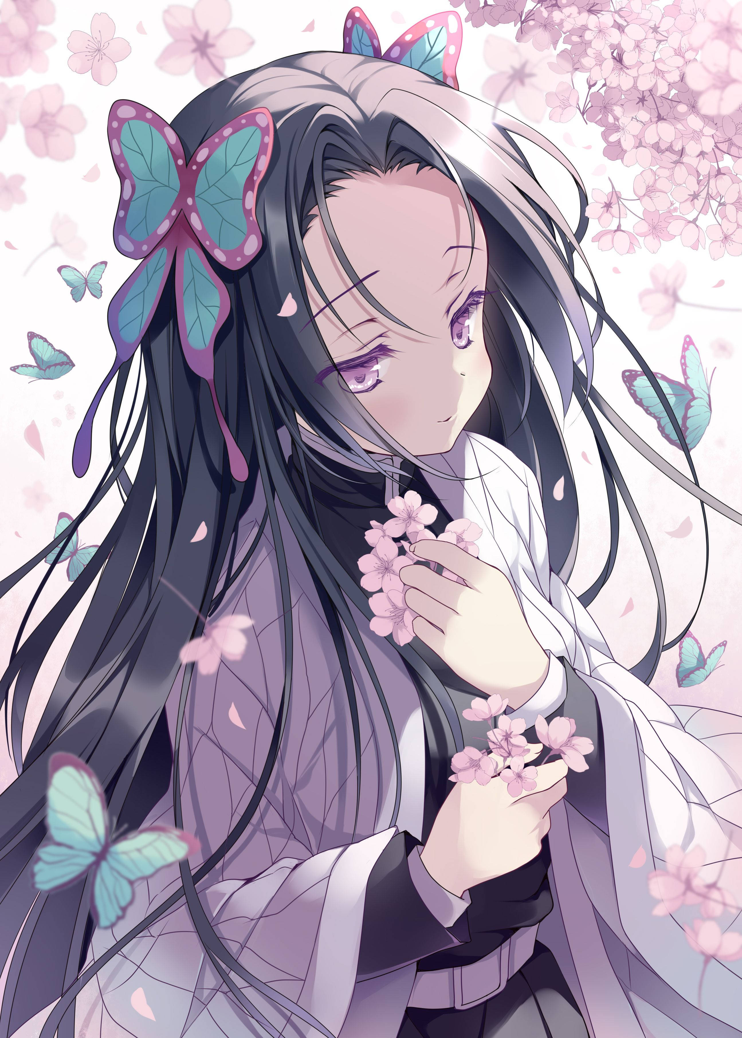 Kanae Kocho pastelfarvet kunst Wallpapers