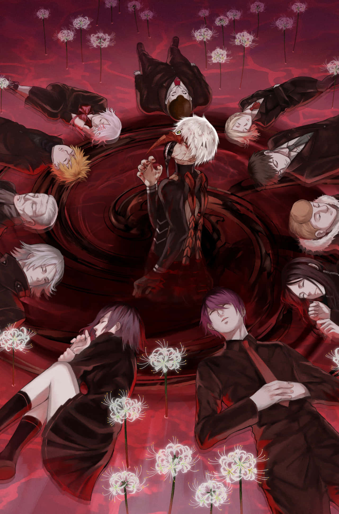 Kaneki i kampens stund Wallpapers
