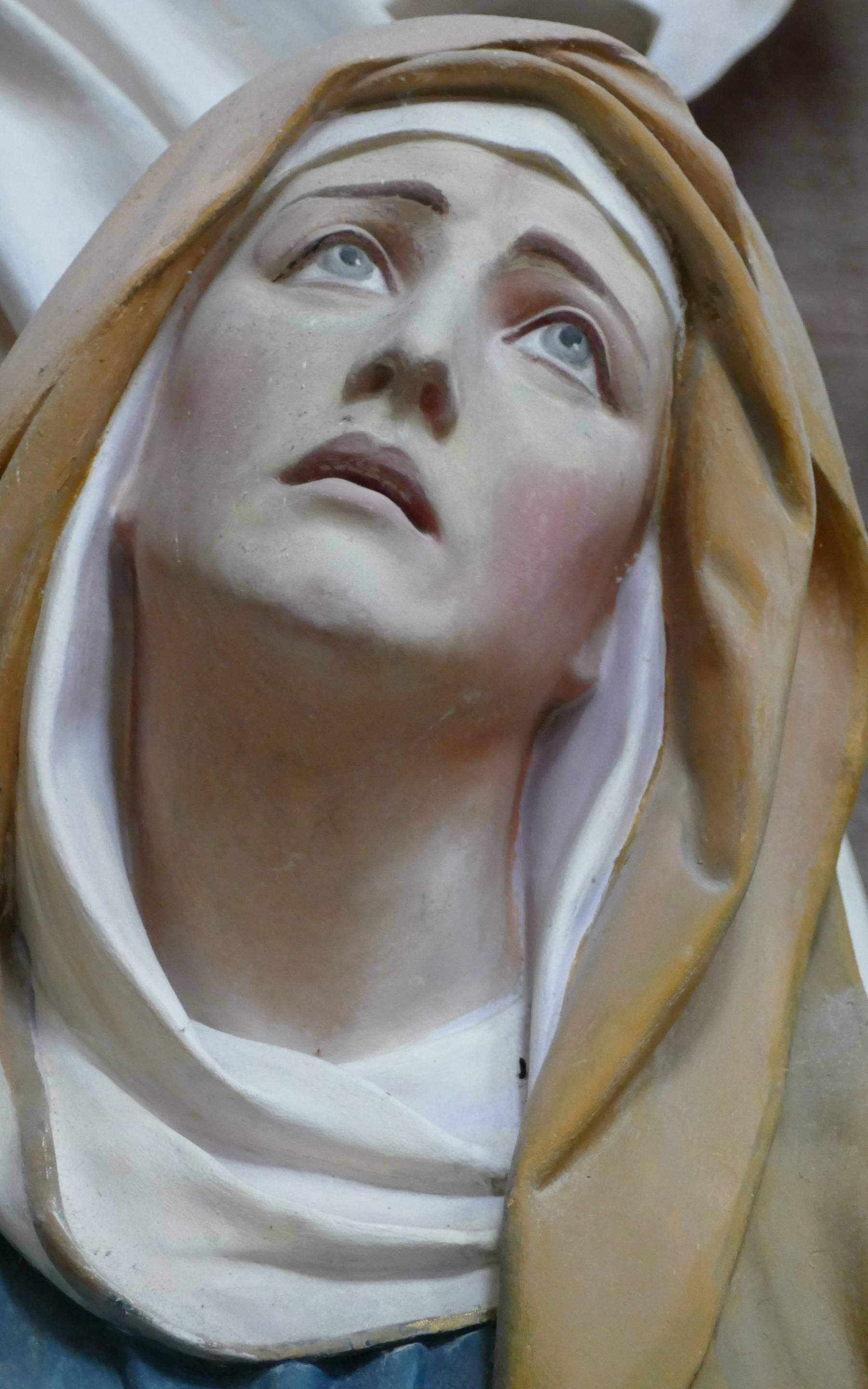 Katolsk Nonne Marmorskulptur Wallpapers