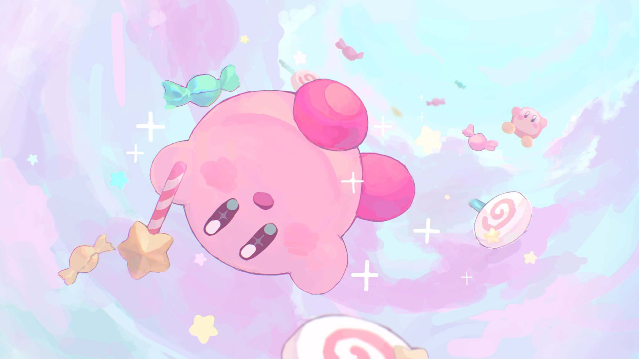 Kawaii Aesthetic Kirby Videospil Wallpapers