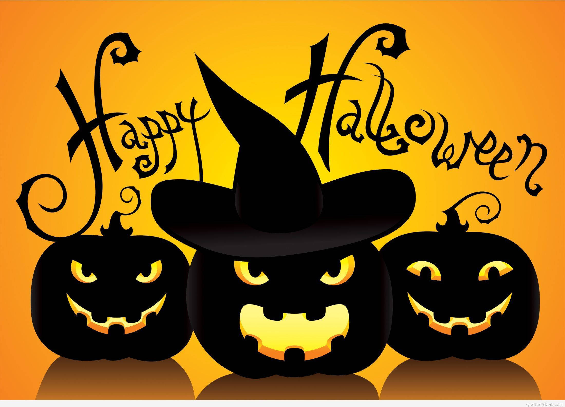Kawaii Halloween uhyggelige græskar Wallpapers