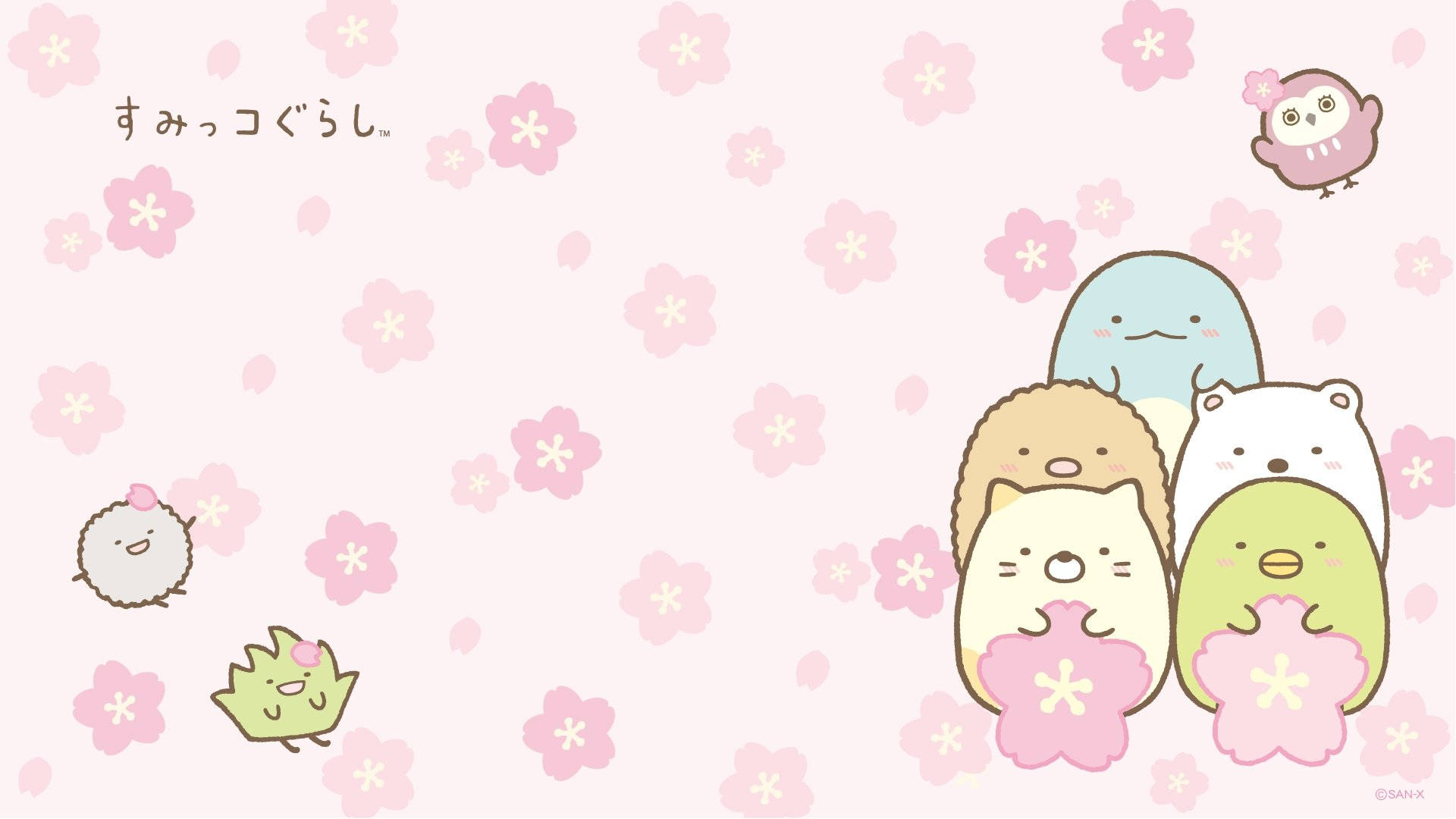 Kawaii HD Sumikko Gurashi Figurer Wallpapers
