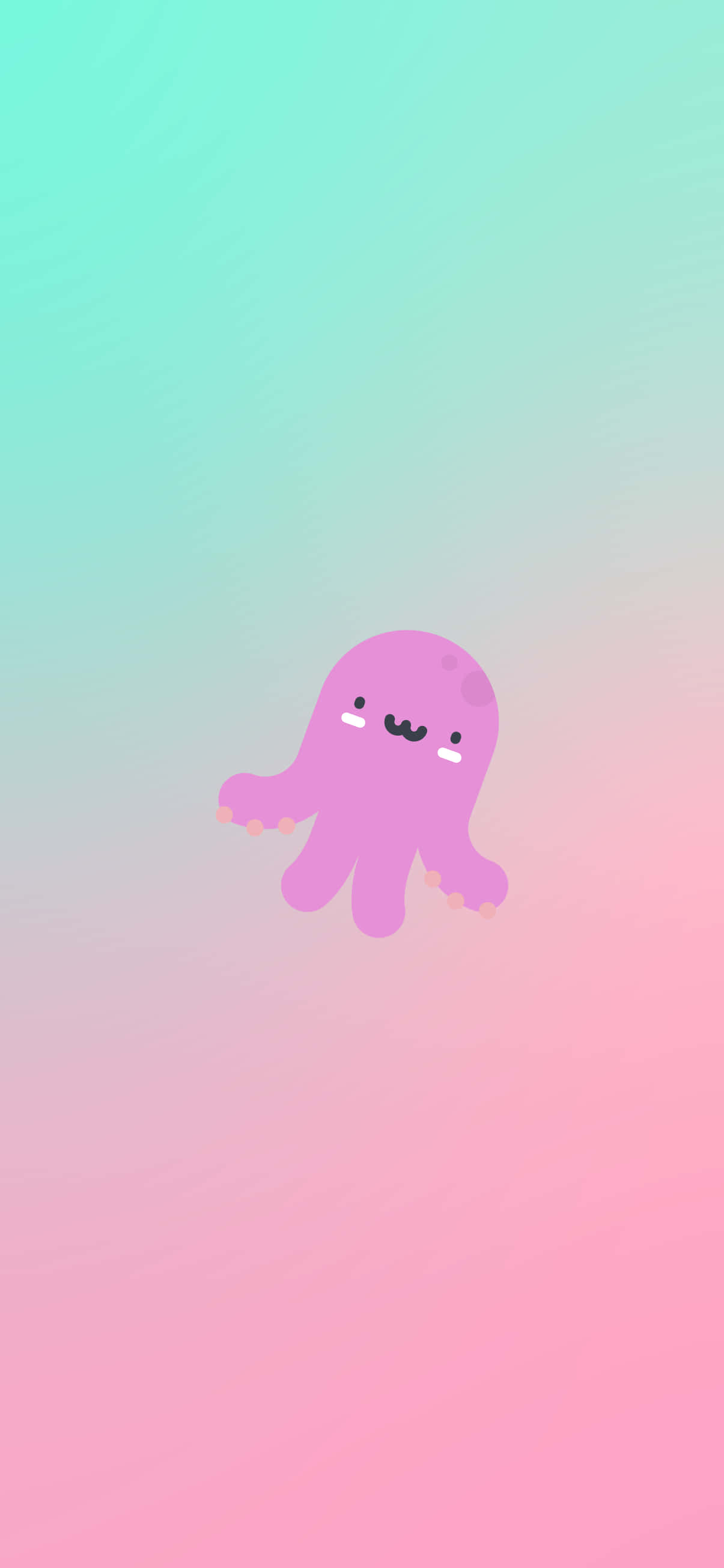 Kawaii sød blæksprutte billede Wallpapers