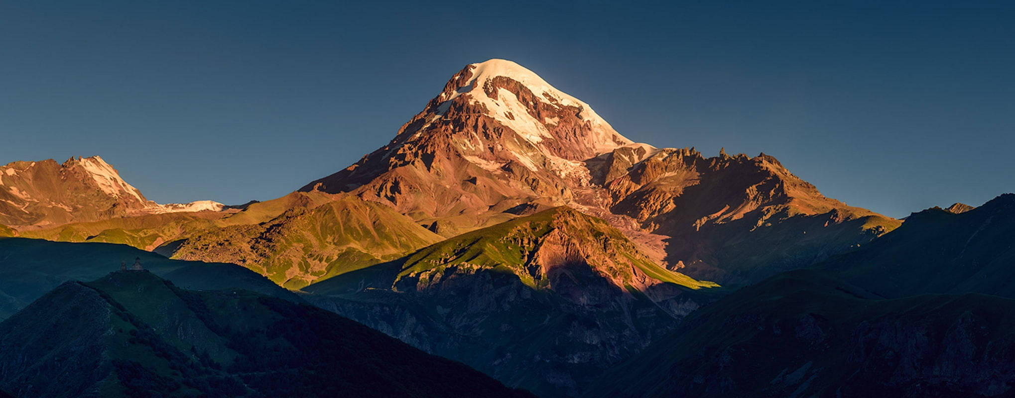 Kazbek Klar Himmel Wallpapers