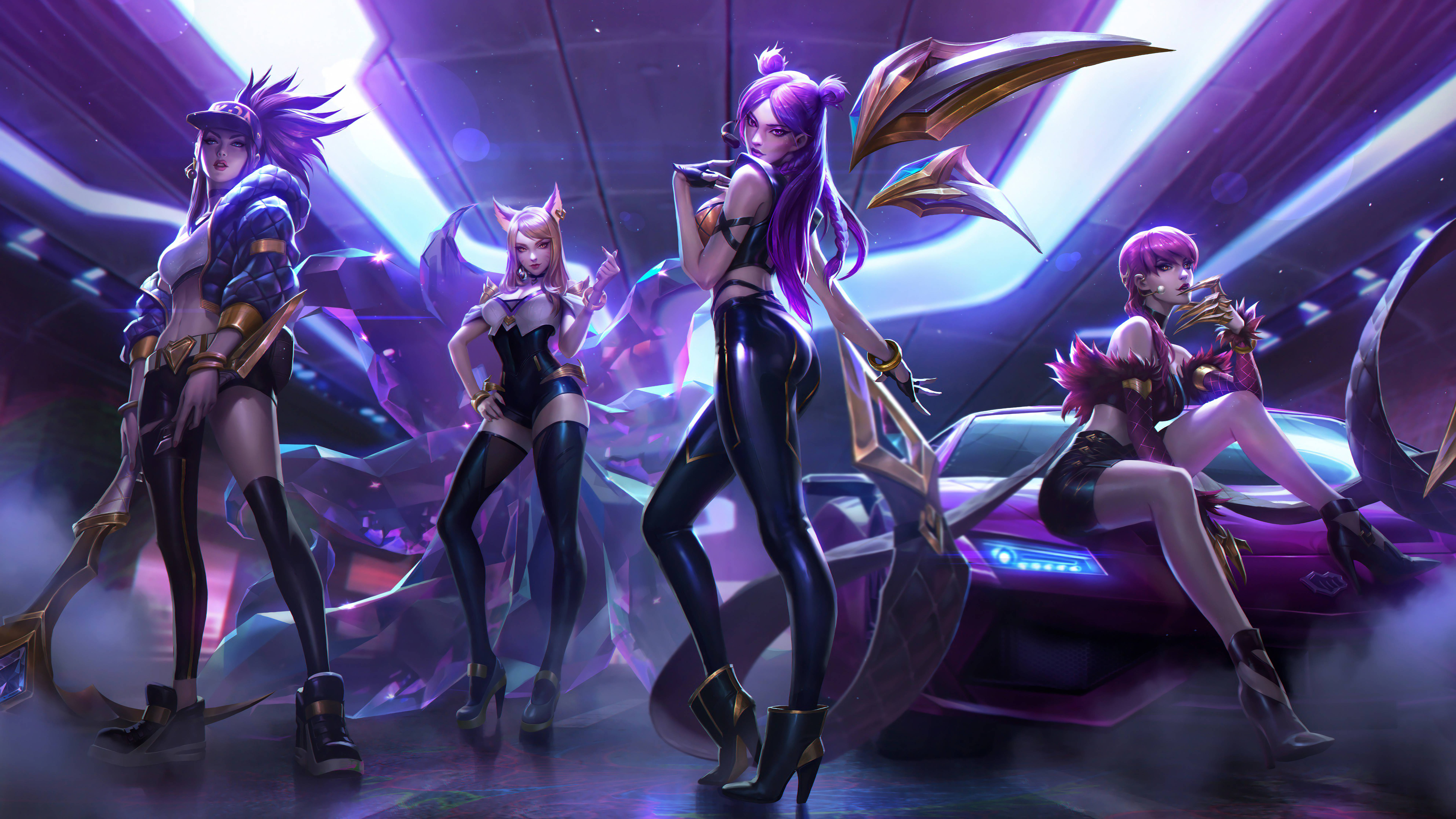 KDA-gruppebillede fra More MTV Wallpapers