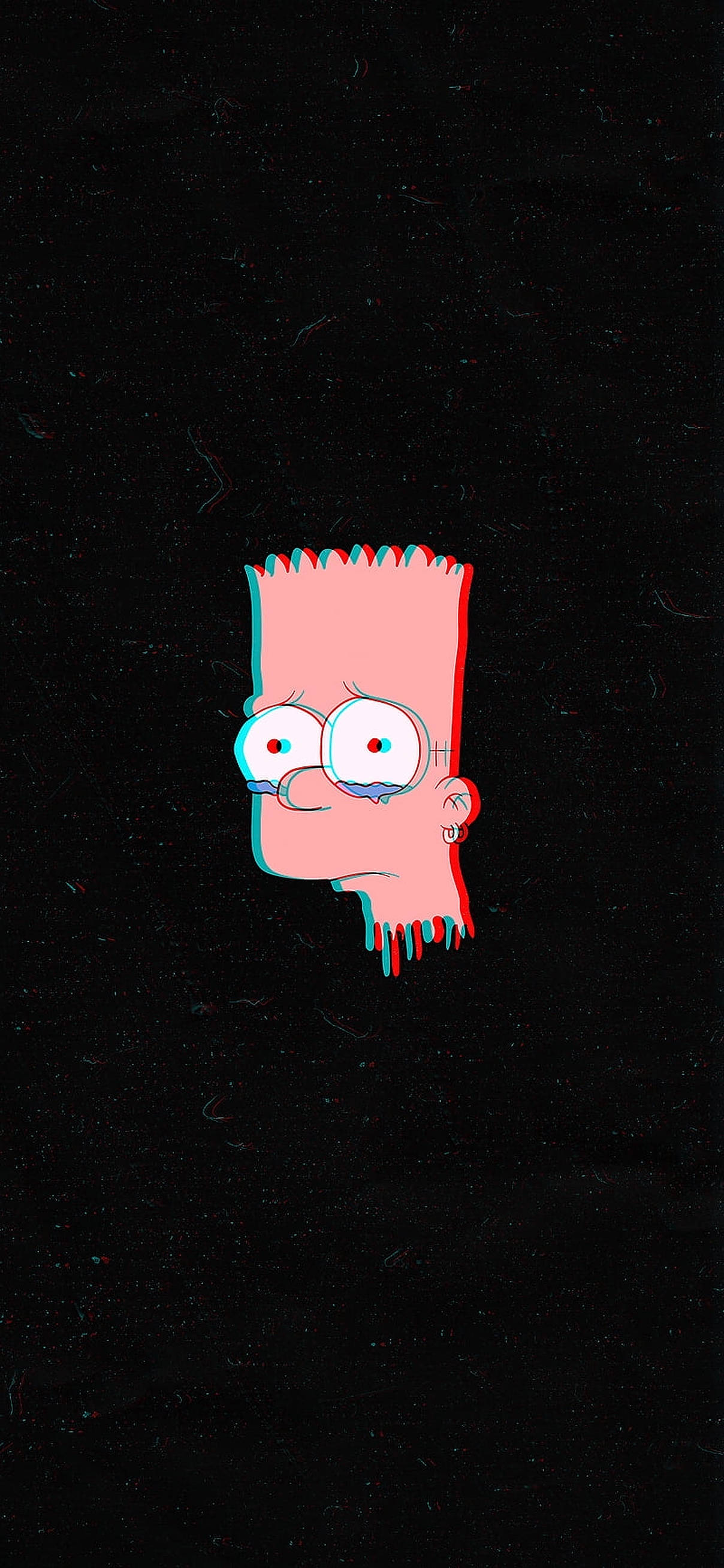 Ked Bart Simpsons Lyserødt Hoved Wallpapers