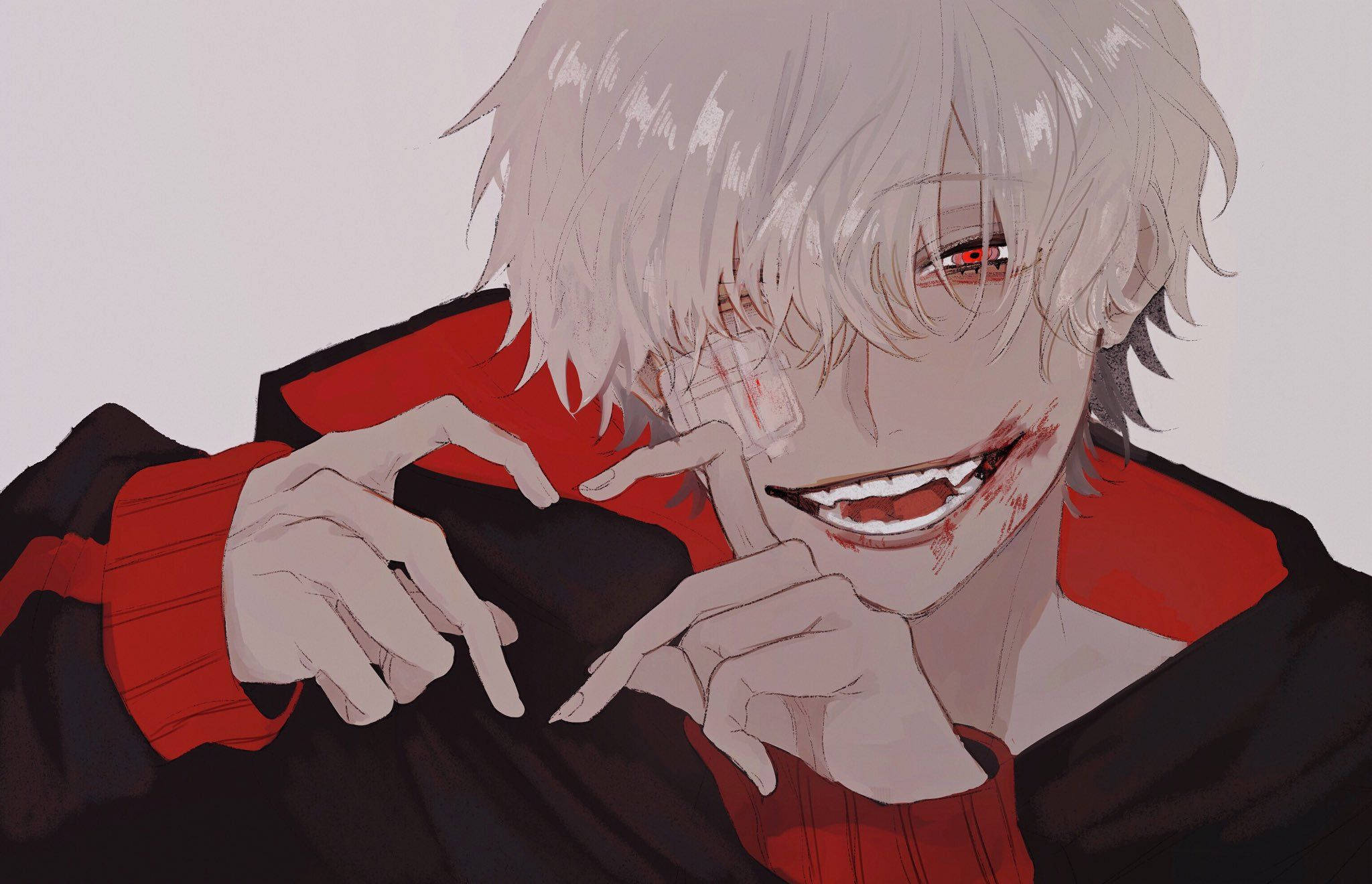 Ken Kaneki Edgy Anime Profilbillede Wallpapers
