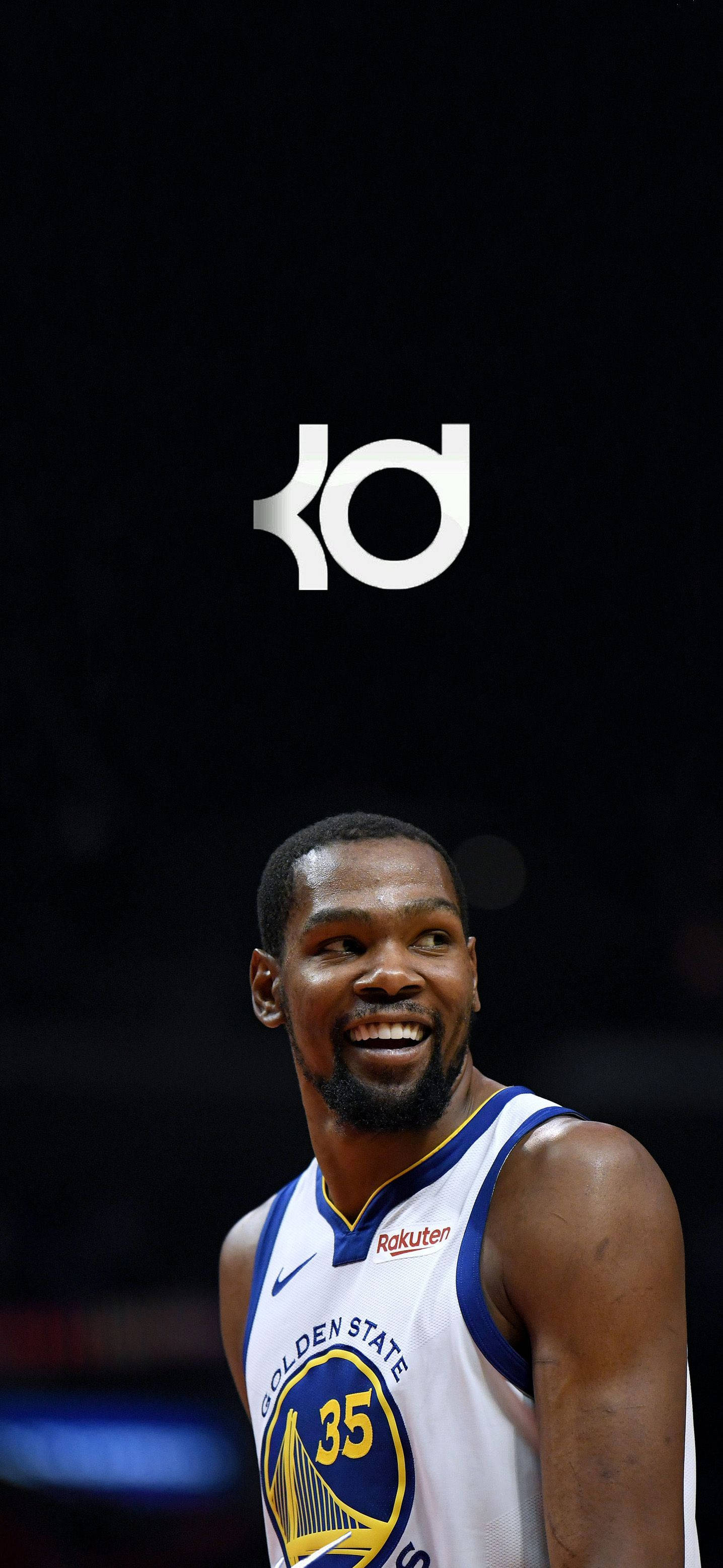 Kevin Durant smil og logo Wallpapers