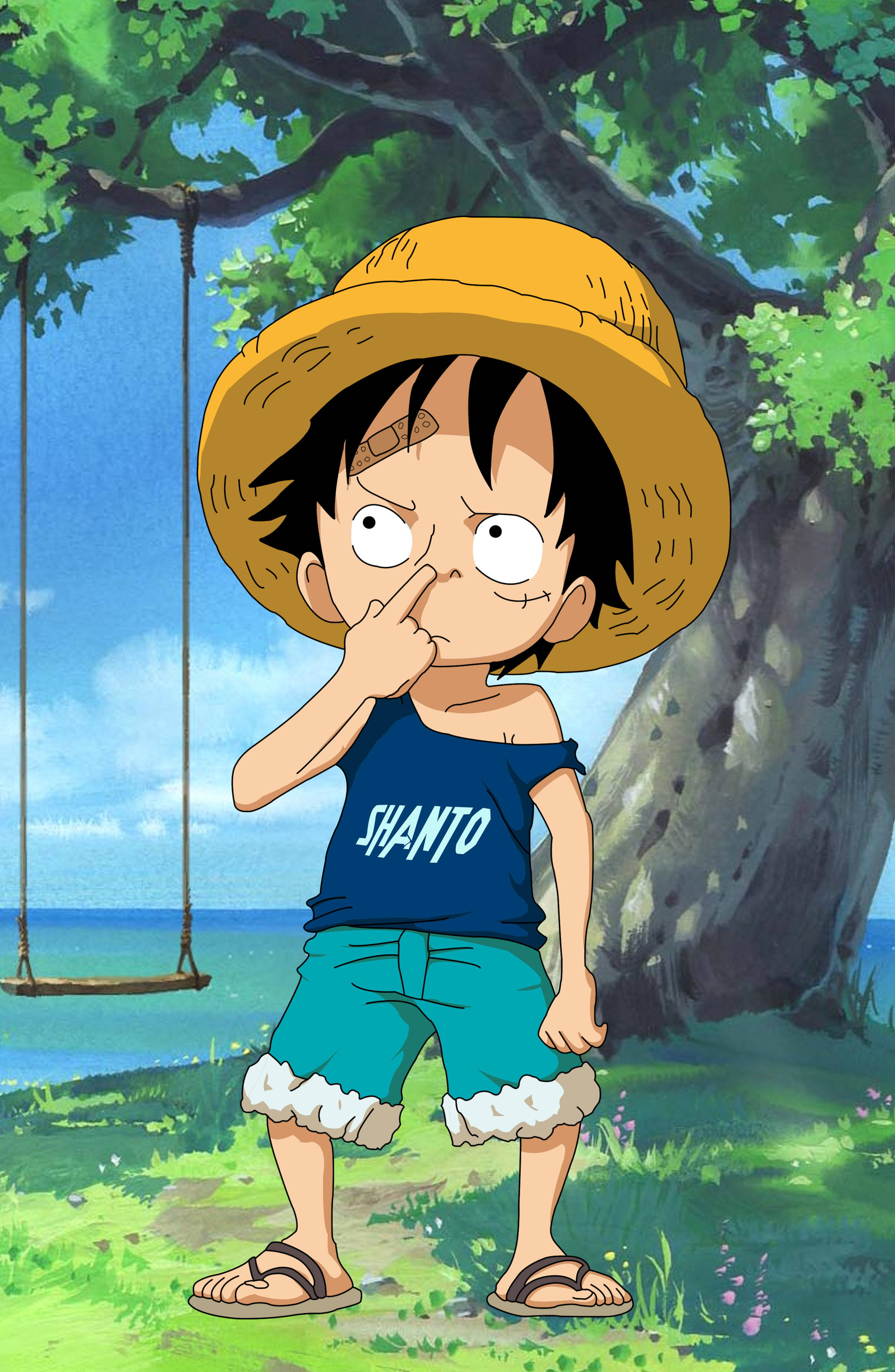 Kid Luffy PFP One Piece Sjov Fanart Wallpapers
