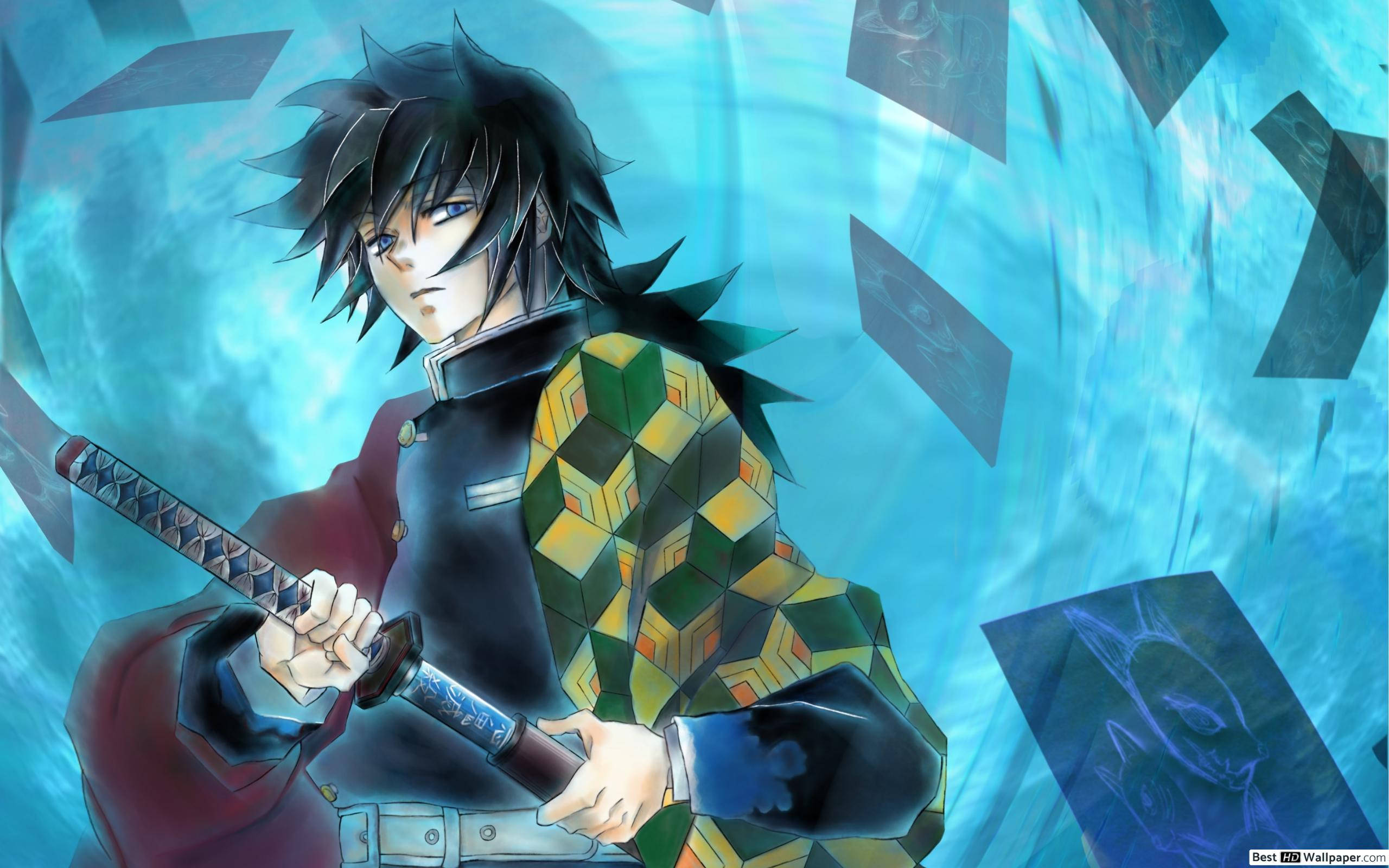 Kimetsu no Yaiba - Dæmon-dræber Giyu Tomioka Wallpapers