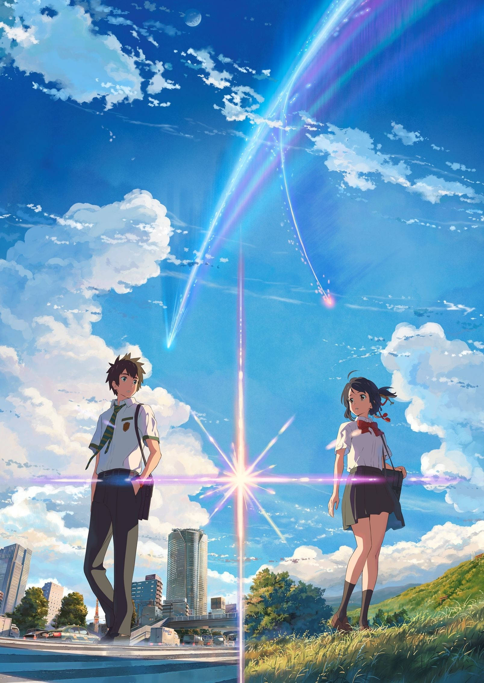 Kimi No Na Wa Taki og Mitsuha Wallpapers