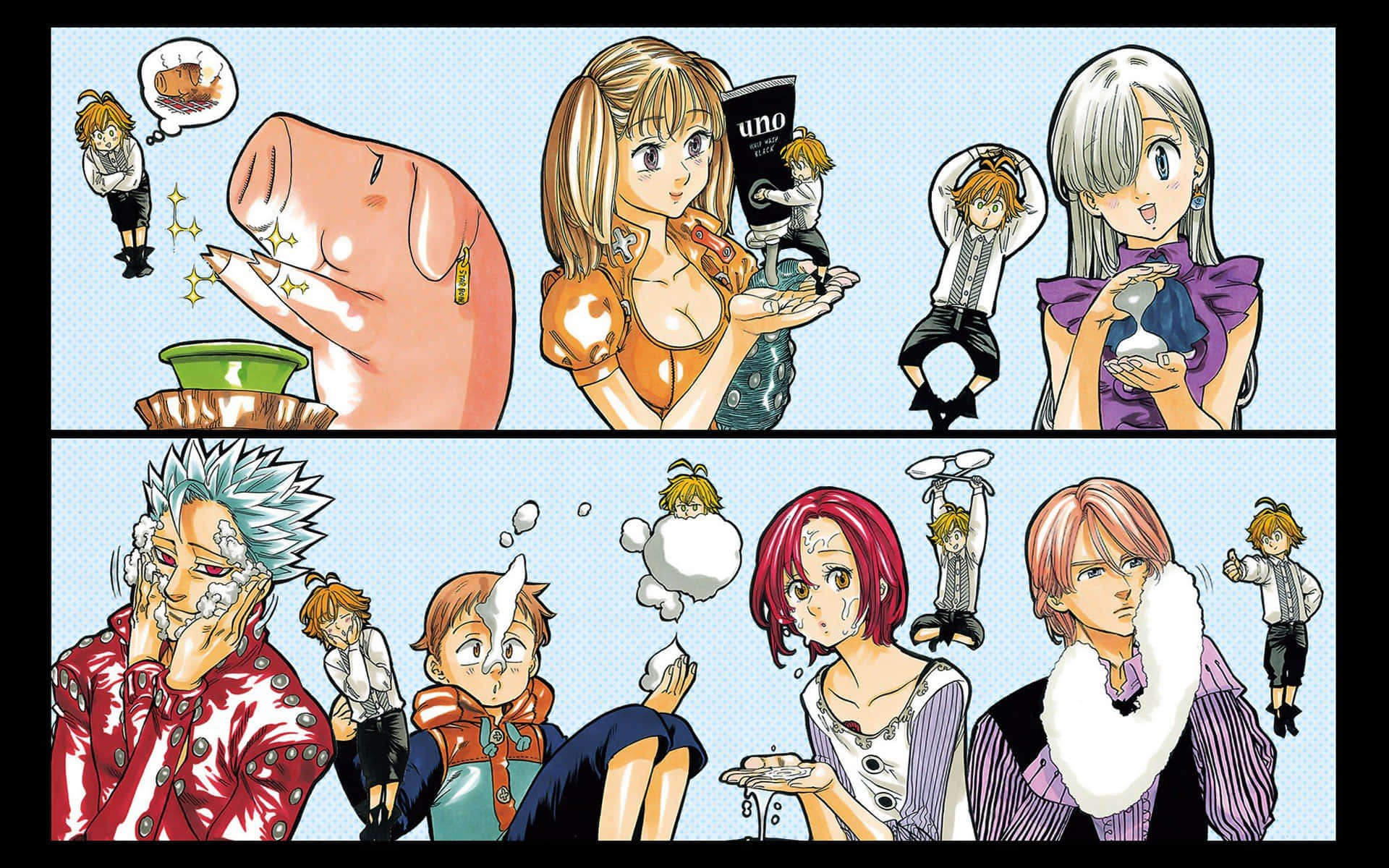 King fra Seven Deadly Sins udløser sin kraft Wallpapers