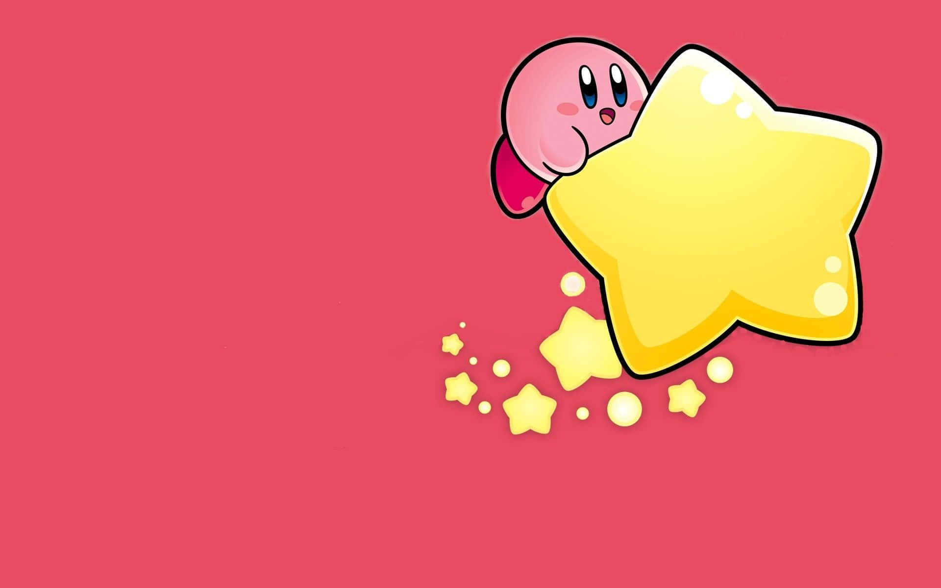 Kirby, den berømte boblende og venlige videospilkarakter Wallpapers