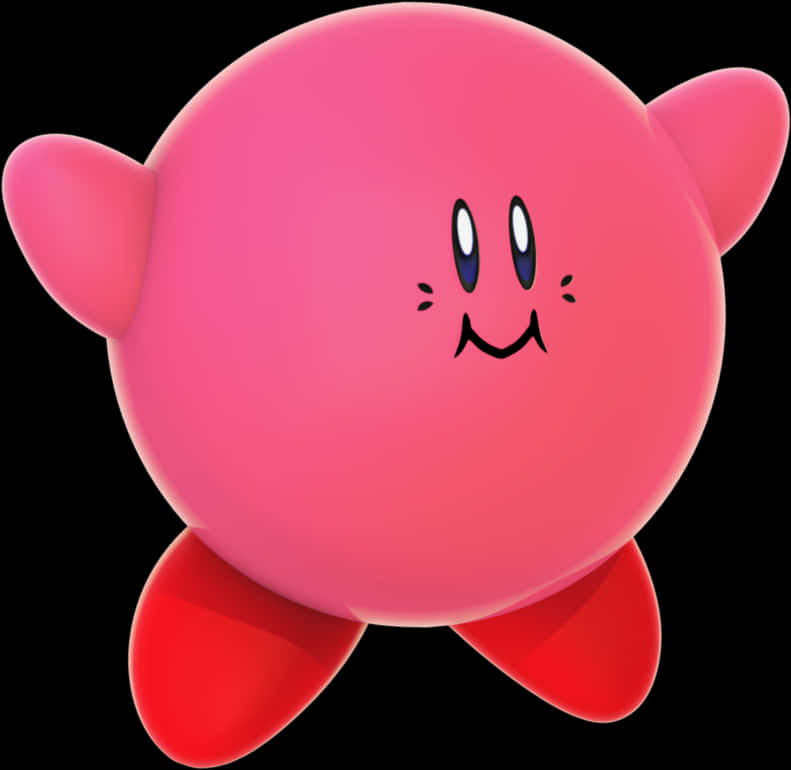 Kirby ikonisk pink karakter Wallpapers