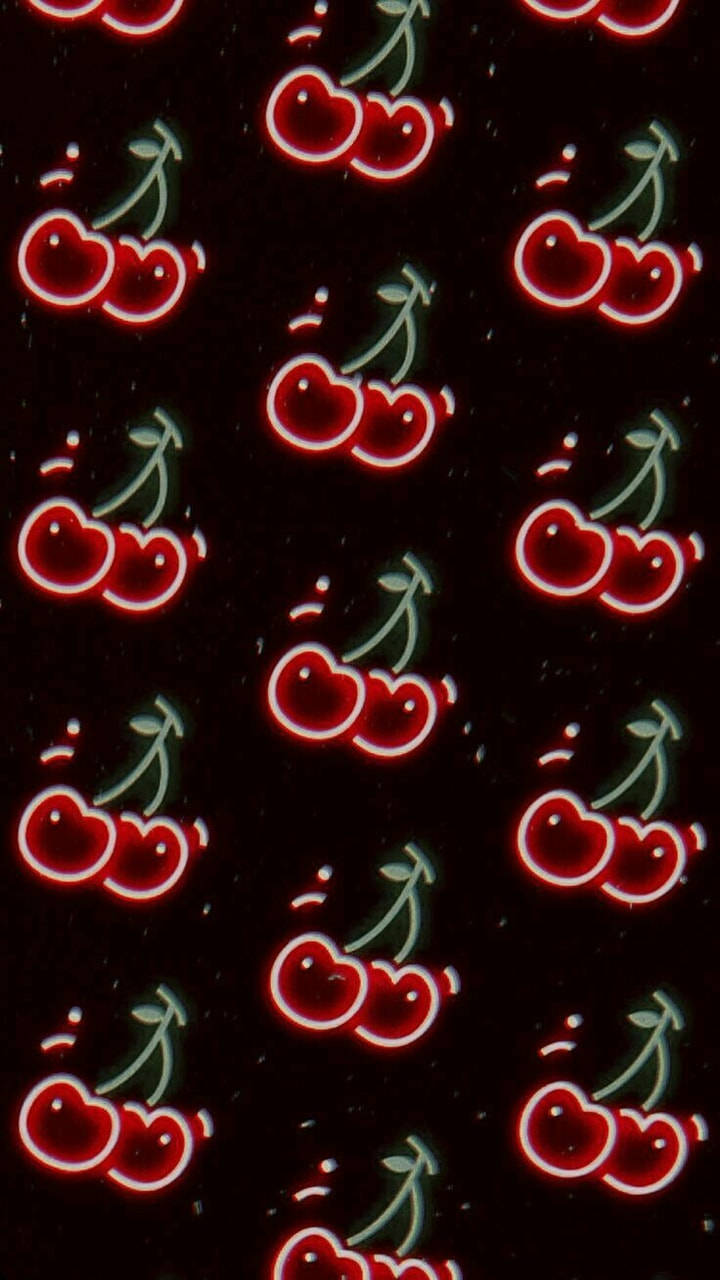 Kirsebær Trippy Æstetik Wallpapers