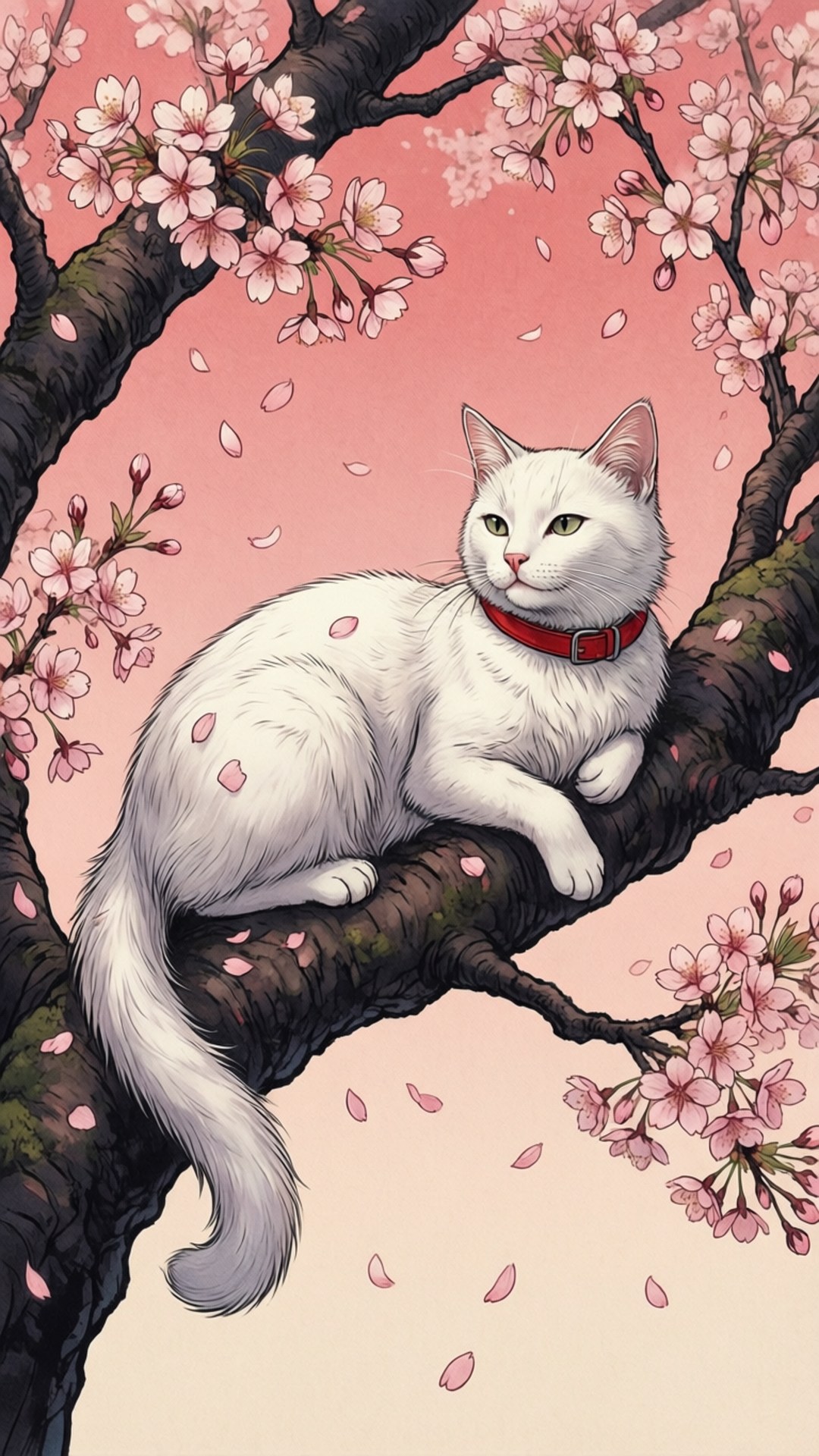 Kirsebærblomst Kat Wallpapers