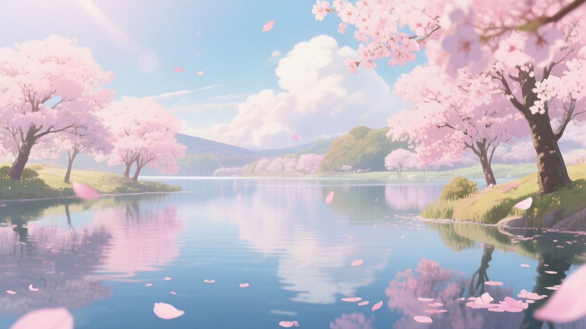 Kirsebærblomst Sø Wallpapers
