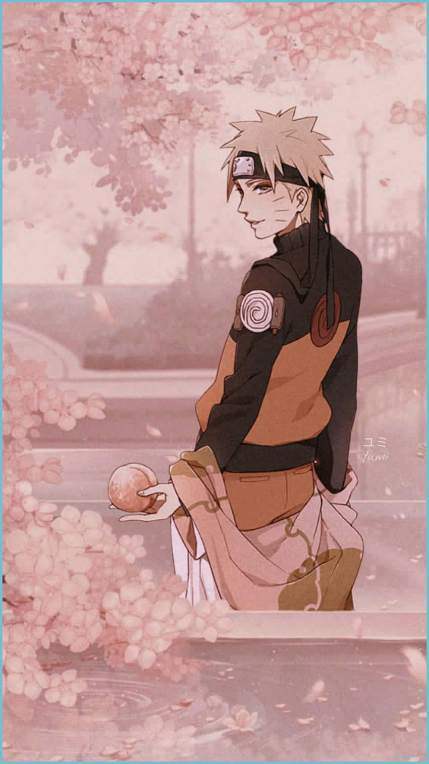 Kirsebærblomster og Naruto æstetisk telefon Wallpapers