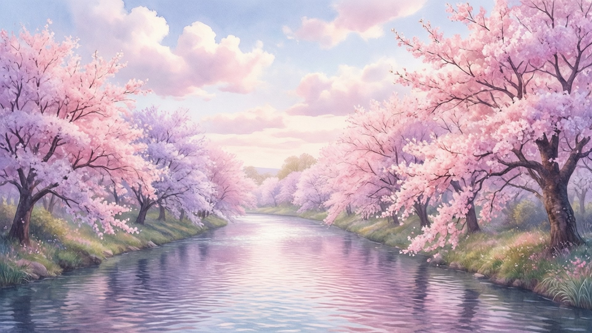 Kirsebærblomstfloddrøm Wallpapers