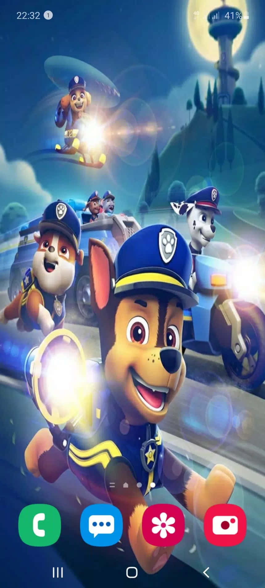 Klar til at lette med Skye fra Paw Patrol! Wallpapers