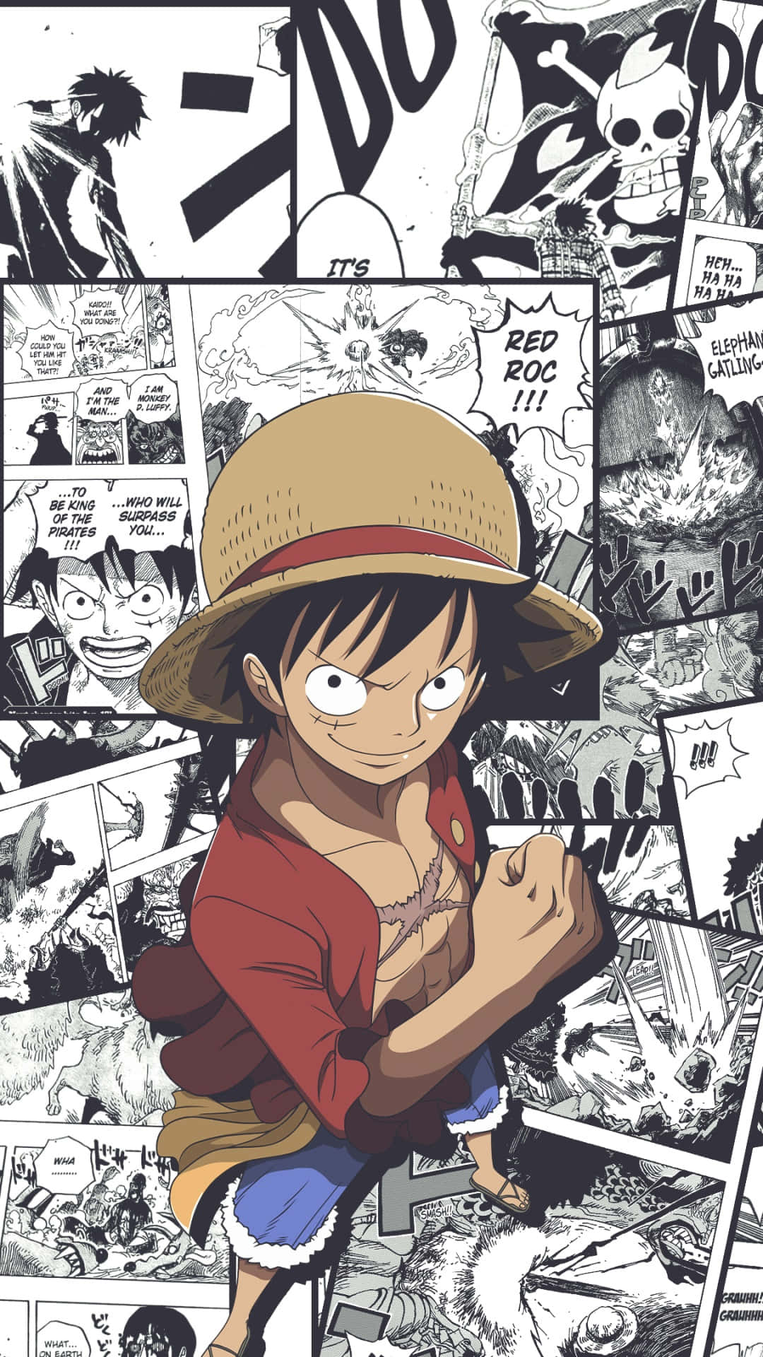 Klar til at stå til søs - Luffy stævner ud for at møde nye eventyr. Wallpapers