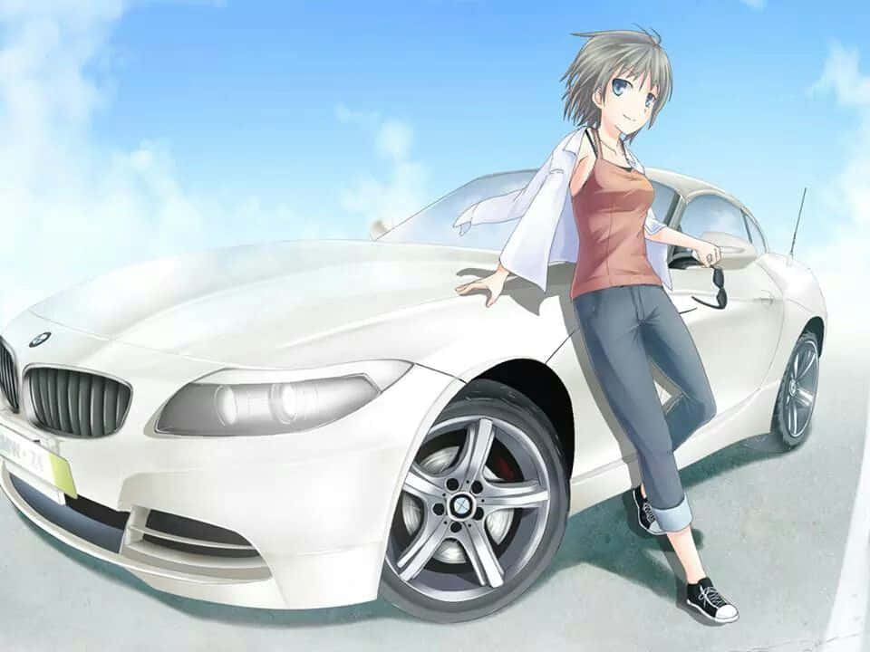 Klar til en aften i byen med anime-bilen Wallpapers