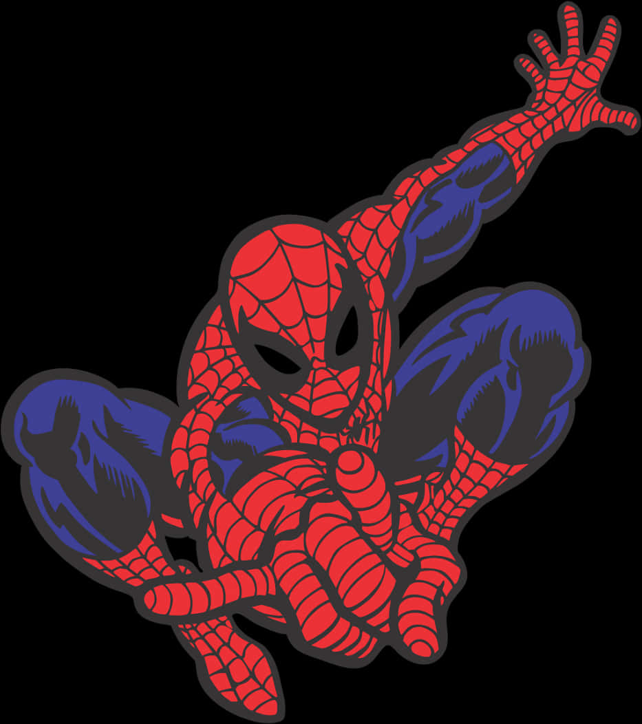 Klassisk Spiderman-svingende action Wallpapers