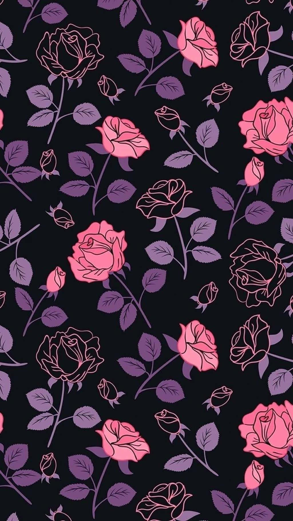 Klynger af lyserøde blomster med en charmerende, delikat stemning Wallpapers
