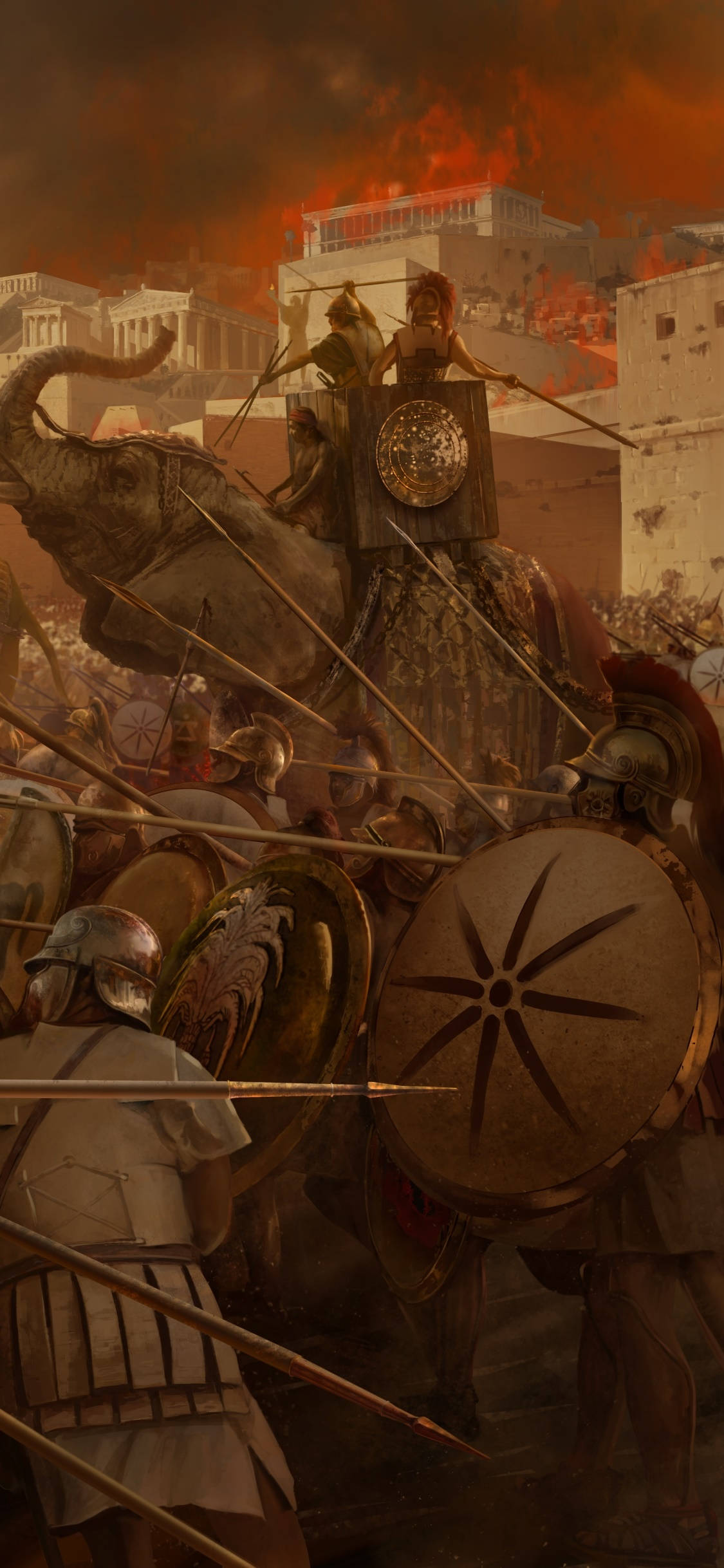 Kæmp episk krig i Rome Total War Wallpapers