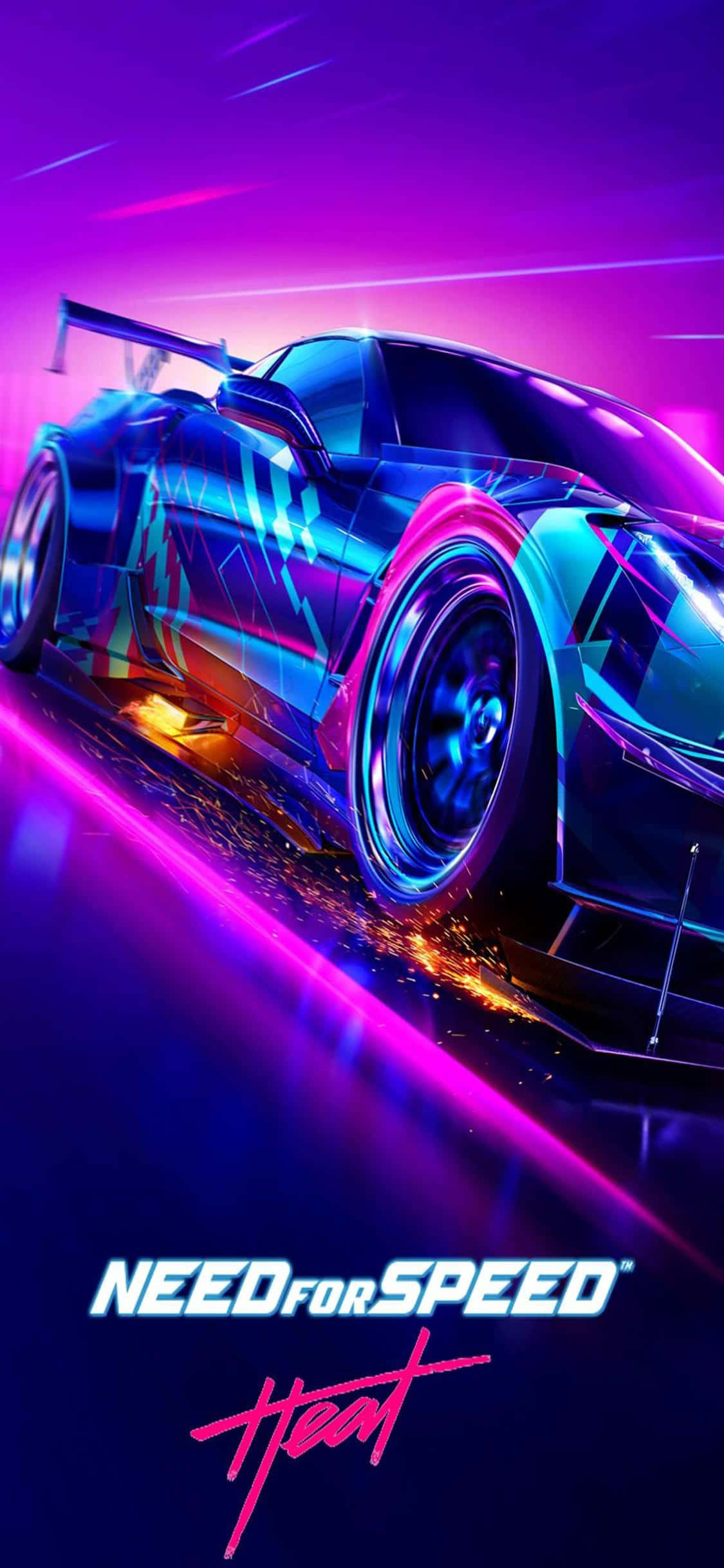 Kør hurtigt og voldsomt med Need for Speed Heat Wallpapers