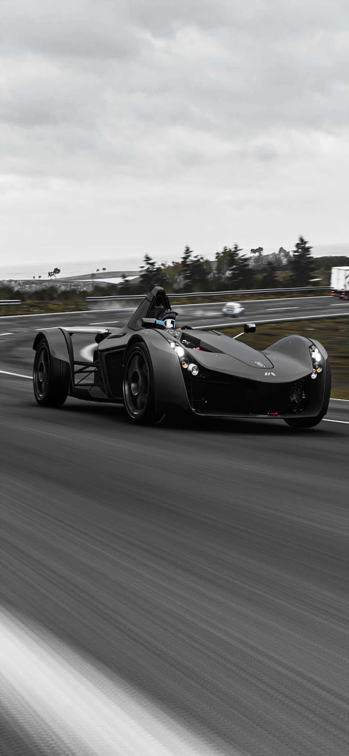 Kør mod horisonten med iPhone Xs og Forza Horizon 4 Wallpapers