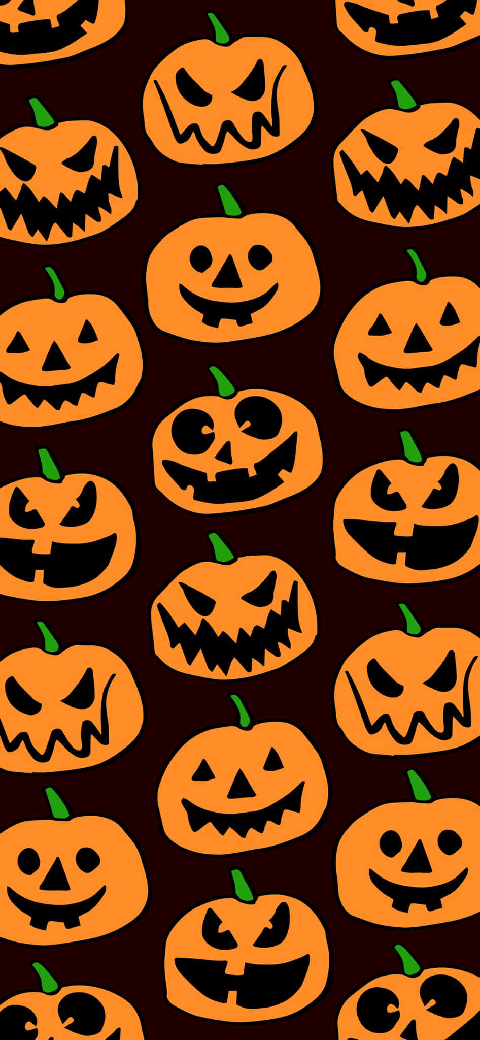 Kom i Halloween-stemning med denne sjove telefonbaggrund Wallpapers
