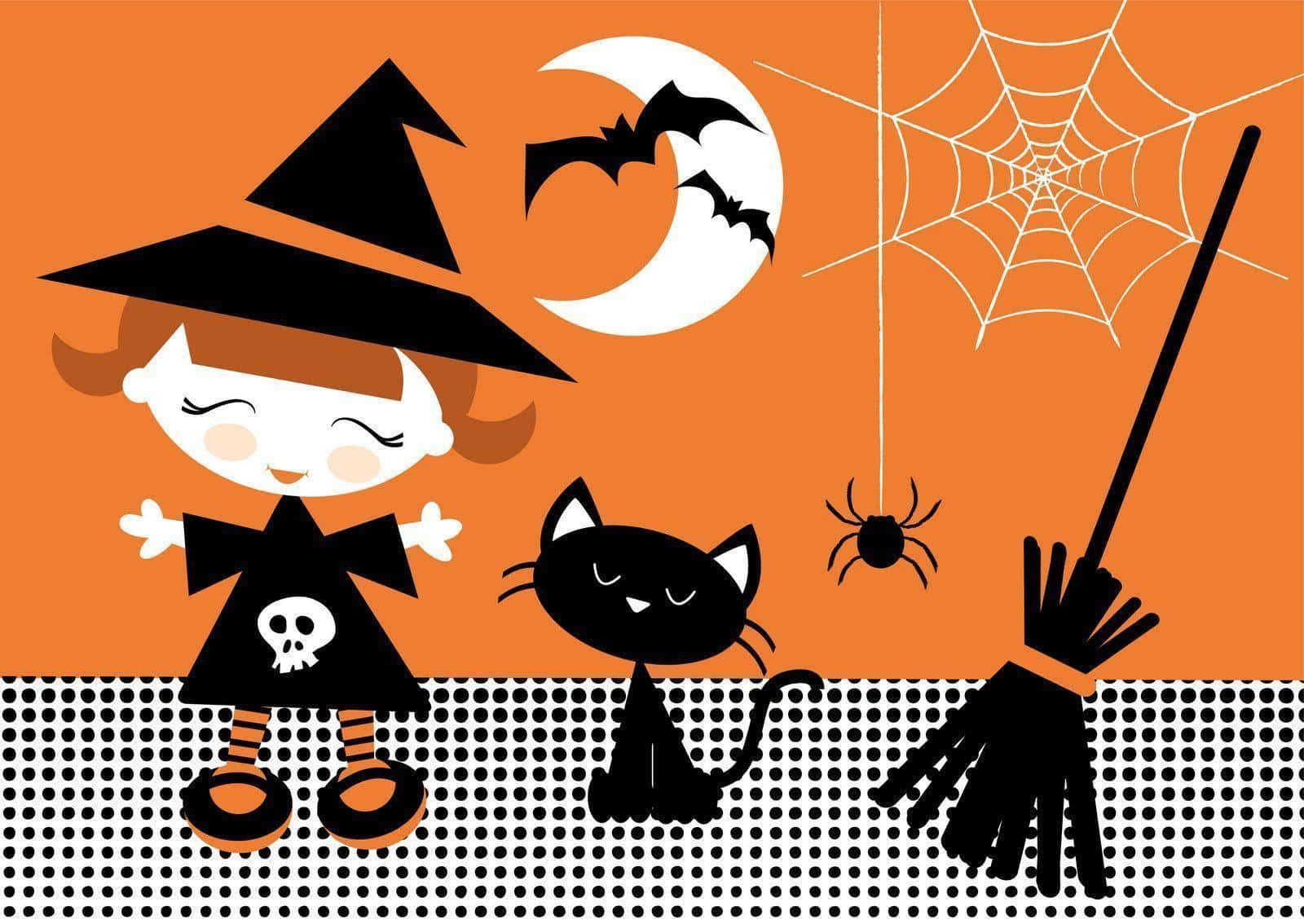 Kom i Halloween-stemning med dette nuttede kostume! Wallpapers