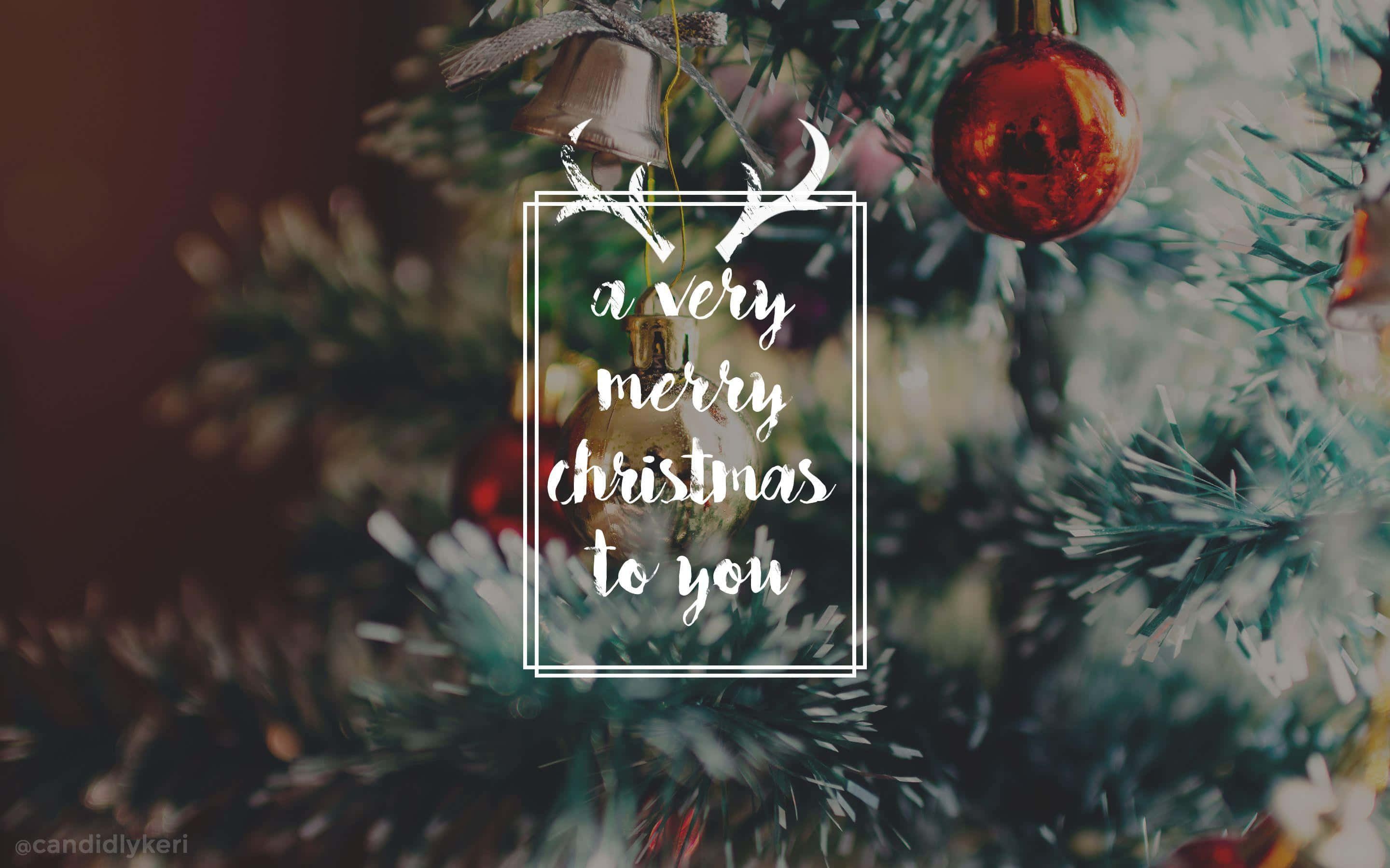 Kom i julestemning og nyd en smuk juleæstetik Wallpapers