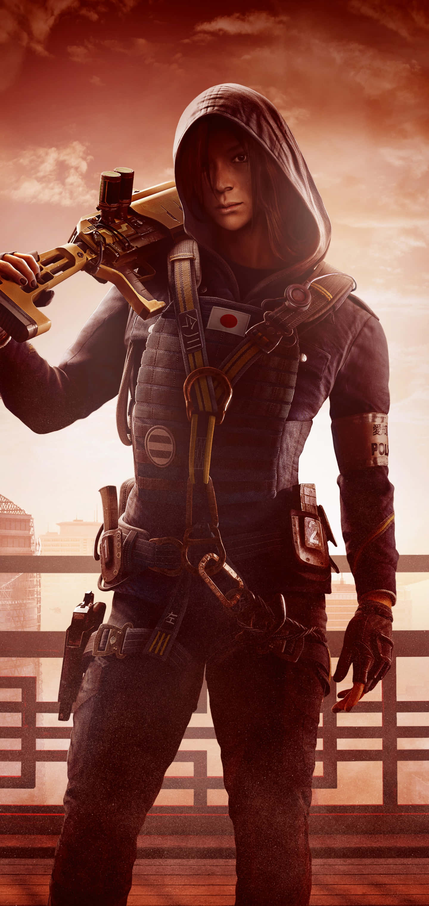 Kom ind i handlingen i Rainbow Six Siege på din Android med denne episke baggrund Wallpapers
