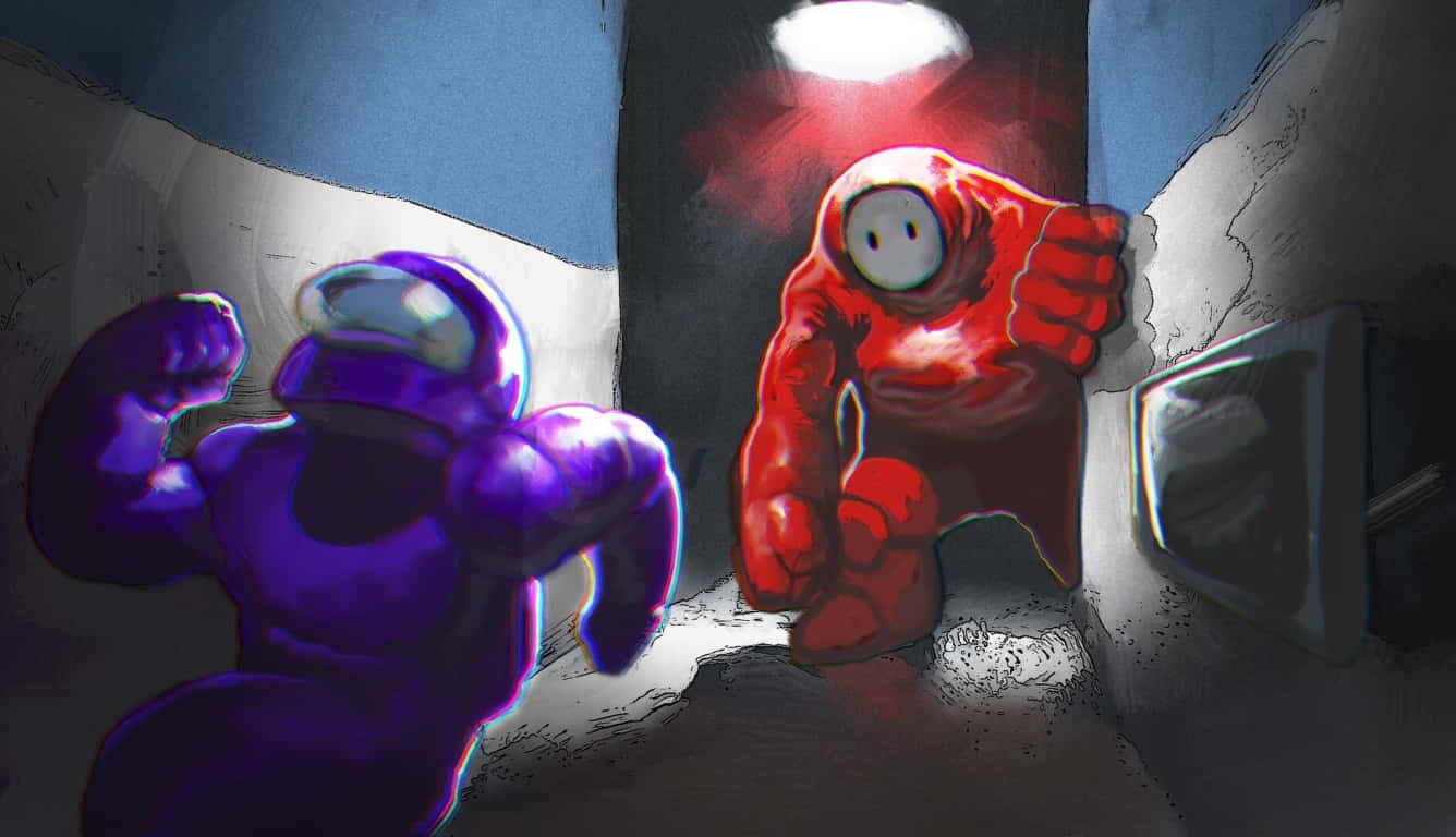Kom og vær med i et spændende spil Among US Wallpapers