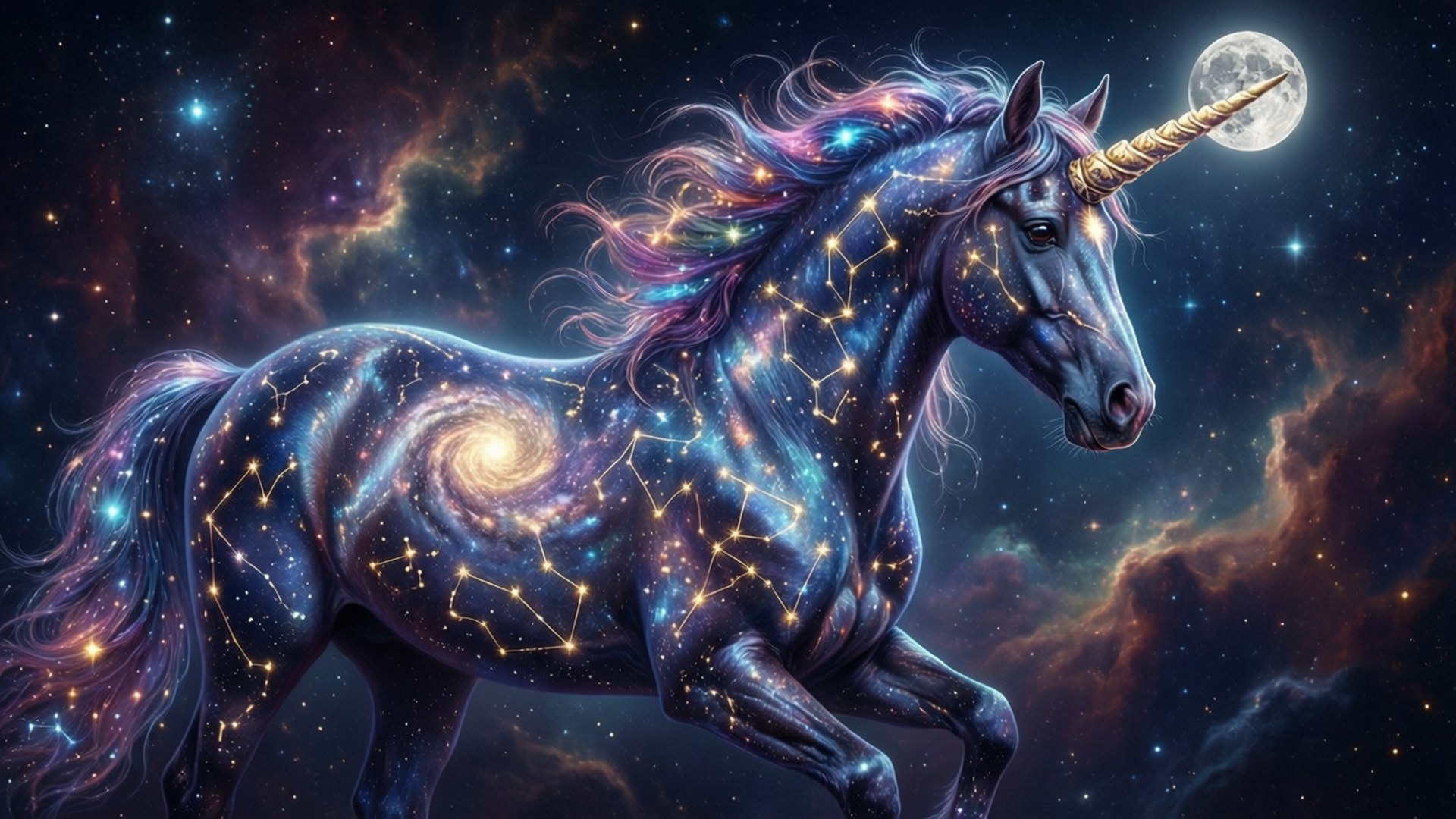 Konstellation Enhjørning Wallpapers