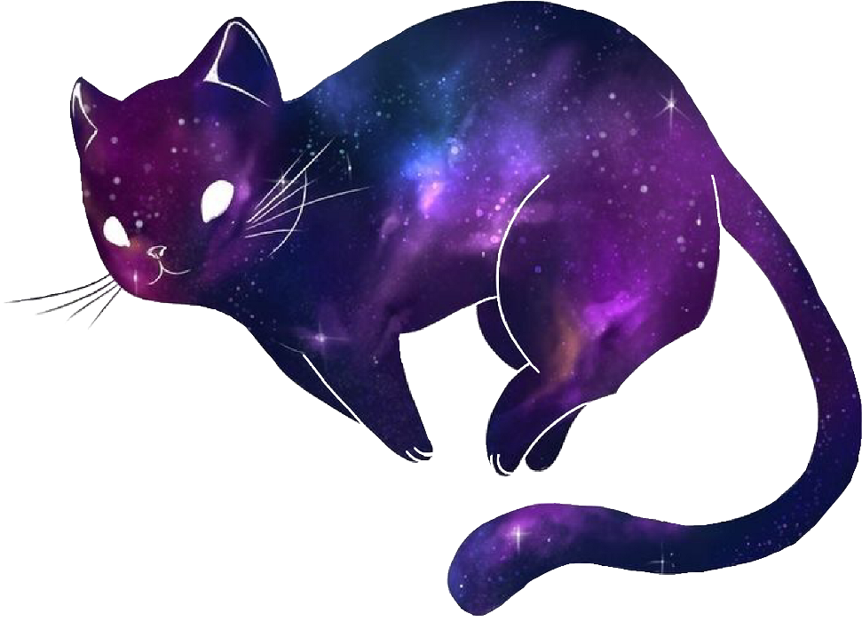 Kosmisk kawaii-kat.PNG Wallpapers